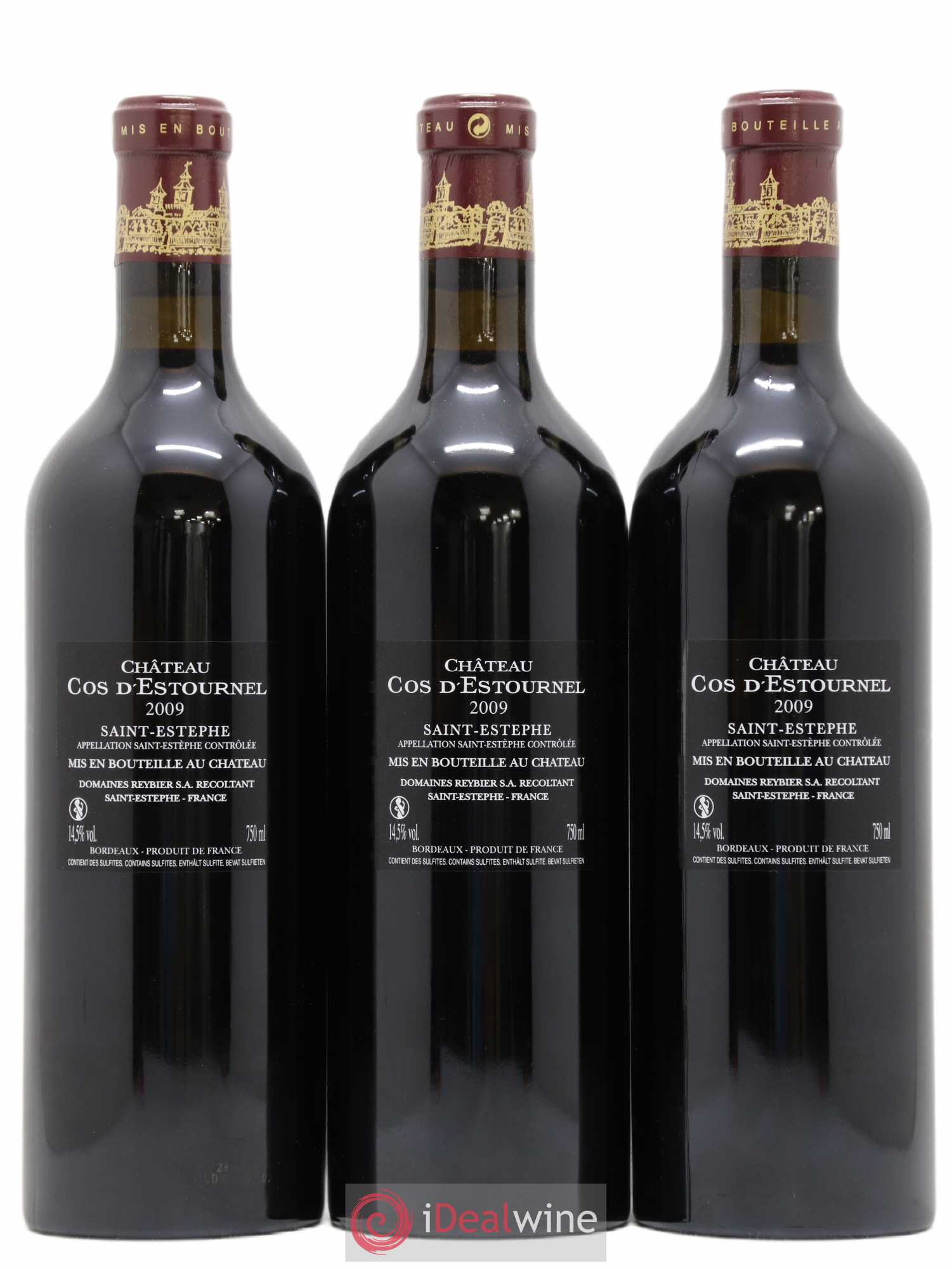 Cos d'Estournel 2ème Grand Cru Classé 2009 - Lot de 6 bouteilles - 2