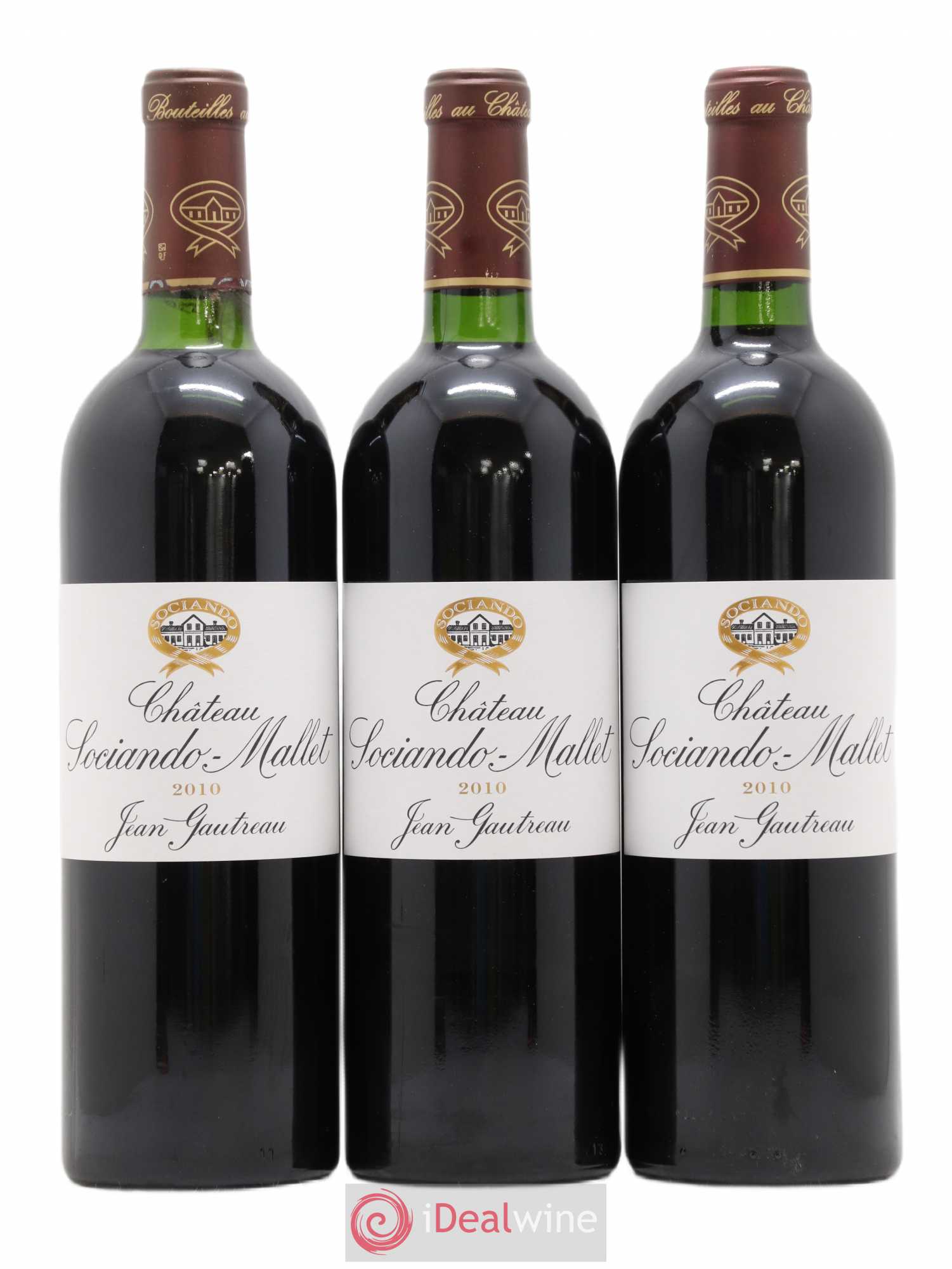 Château Sociando Mallet 2010 - Lot de 12 bouteilles - 2