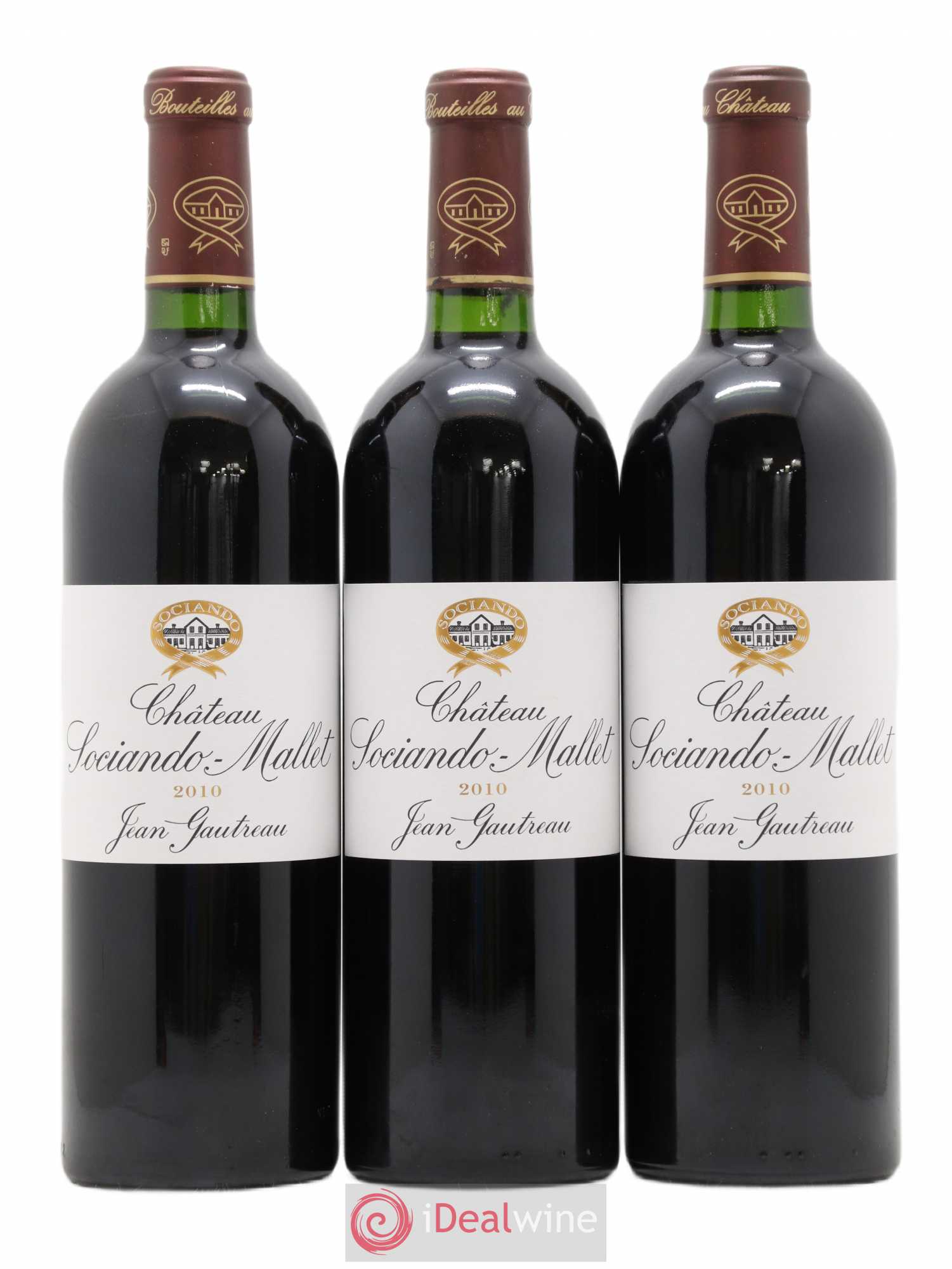 Château Sociando Mallet 2010 - Lot de 12 bouteilles - 3