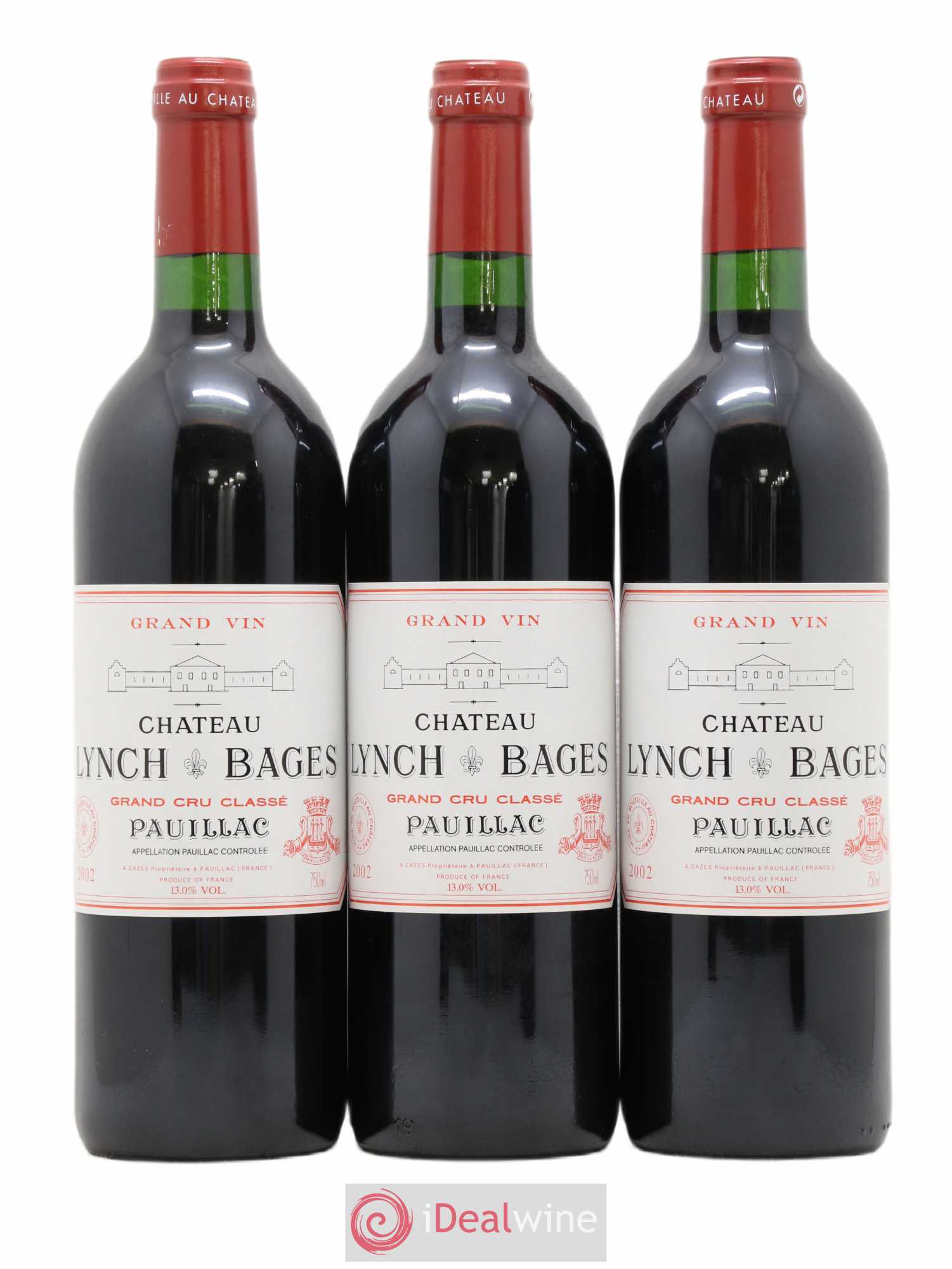 Château Lynch Bages 5ème Grand Cru Classé 2002 - Lot de 12 bouteilles - 2