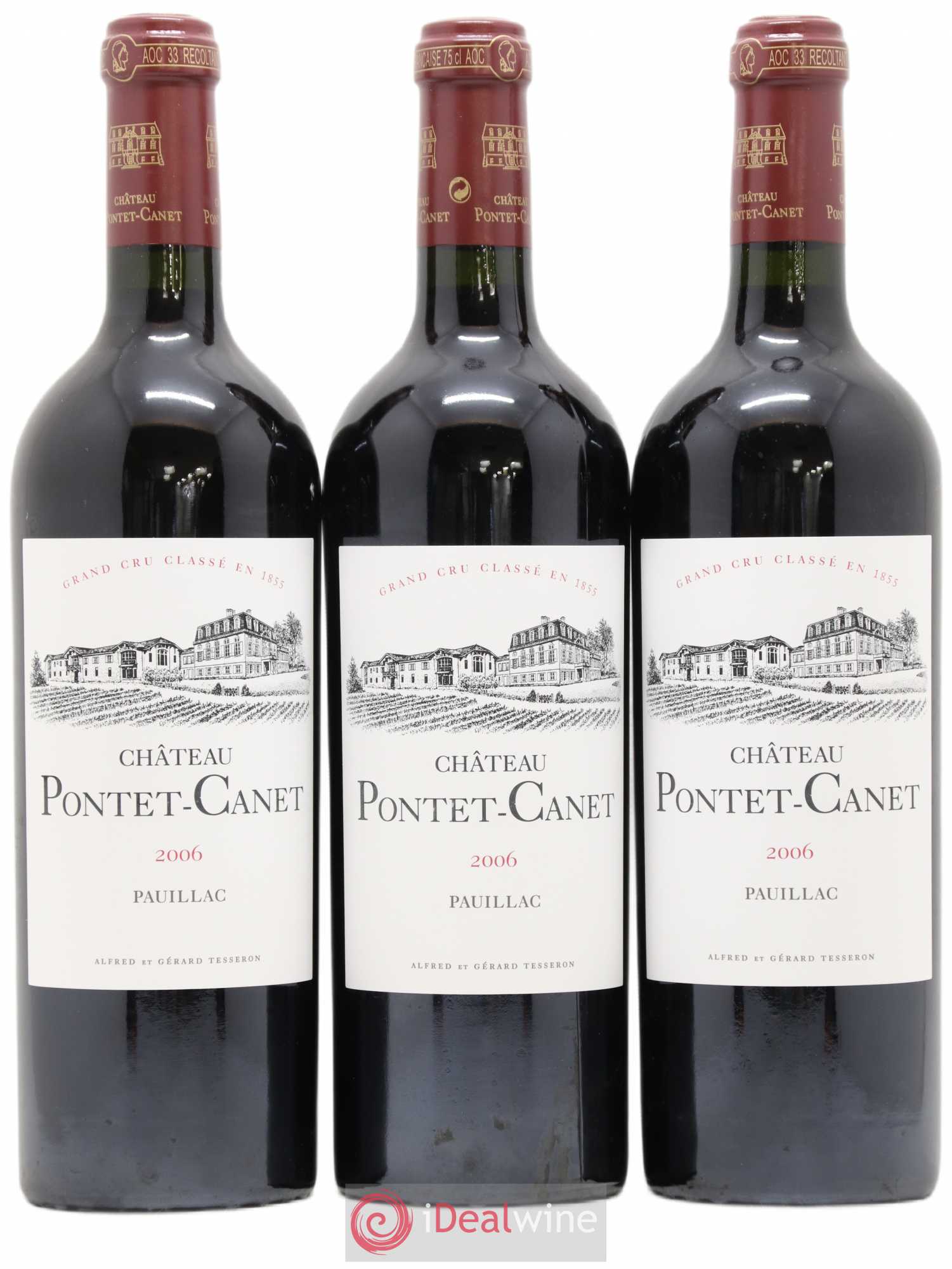 Château Pontet Canet 5ème Grand Cru Classé 2006 - Lot de 12 bouteilles - 3