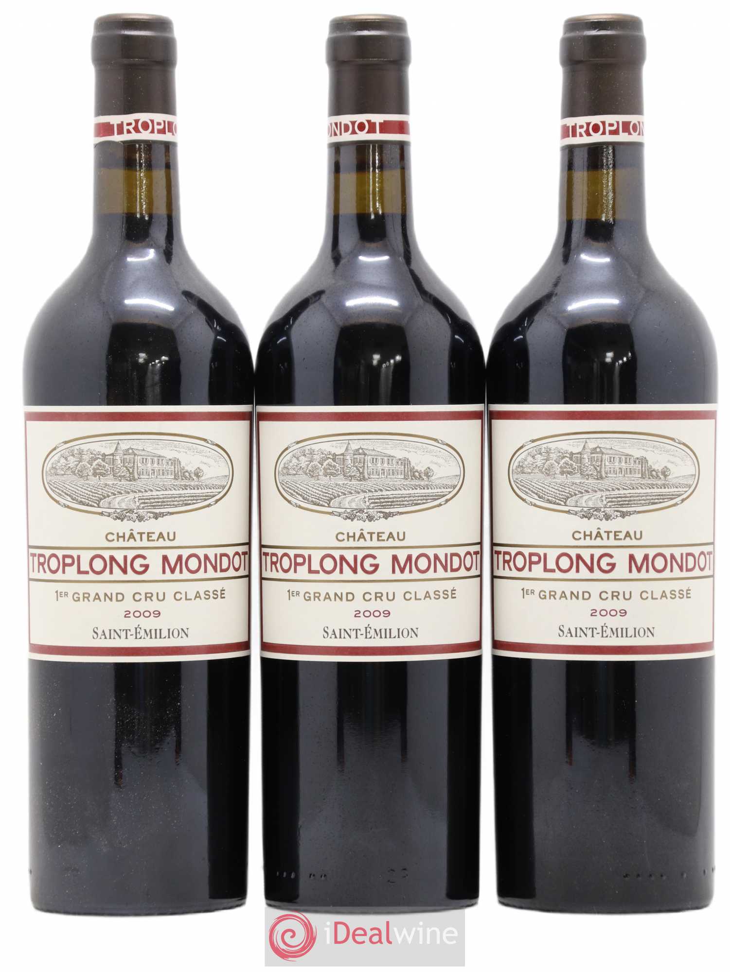 Château Troplong Mondot 1er Grand Cru Classé B 2009 - Lot de 12 bouteilles - 3