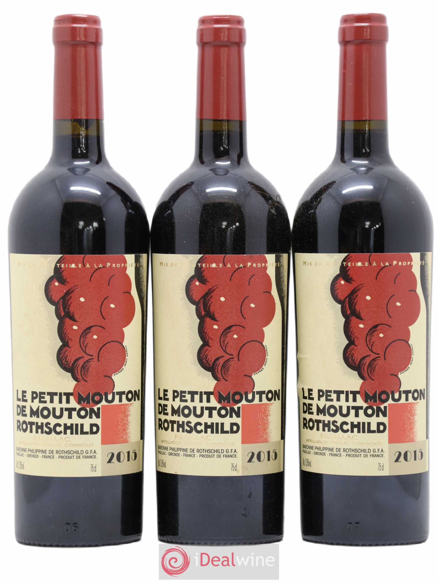 Petit Mouton Second Vin 2015 - Lot de 6 bouteilles - 1