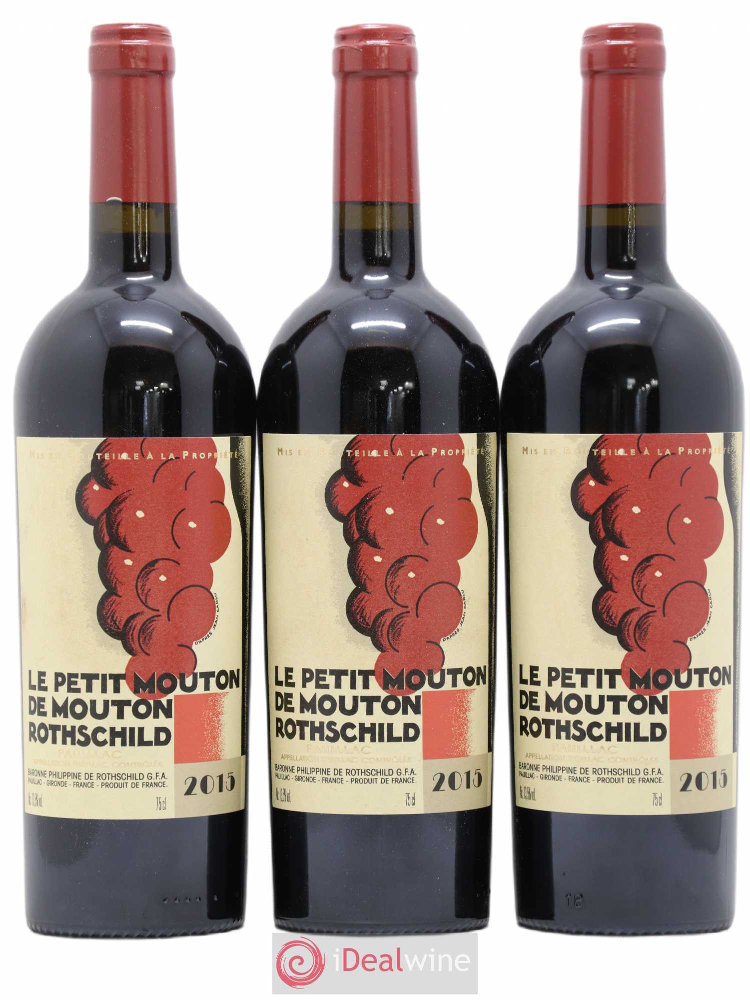 Petit Mouton Second Vin 2015 - Lot de 6 bouteilles - 3