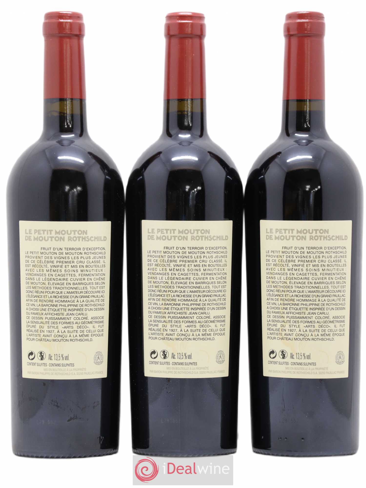 Petit Mouton Second Vin 2015 - Lot de 6 bouteilles - 4