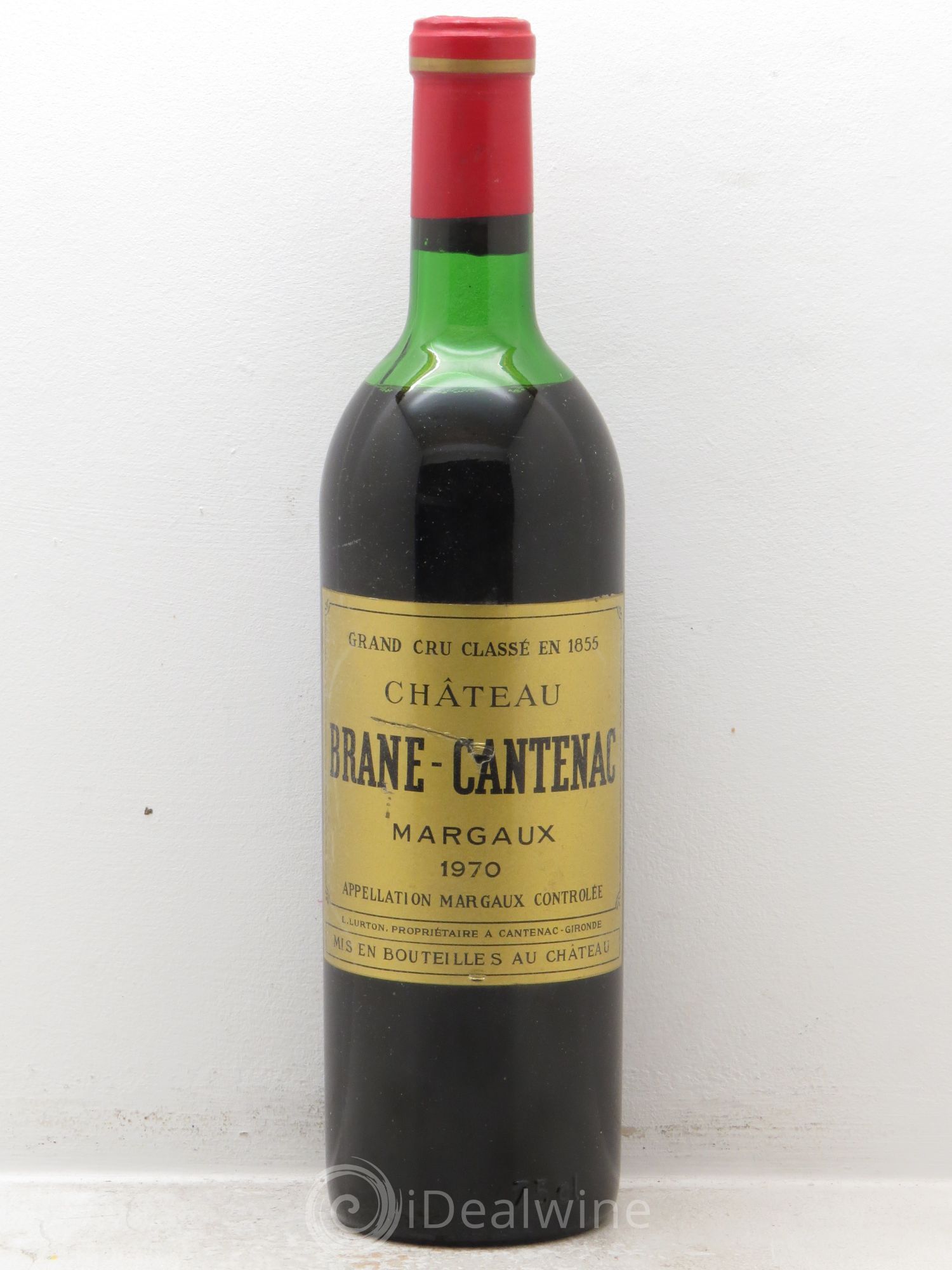 Château Brane Cantenac 2ème Grand Cru Classé 1970 - Lot de 1 bouteille - 0