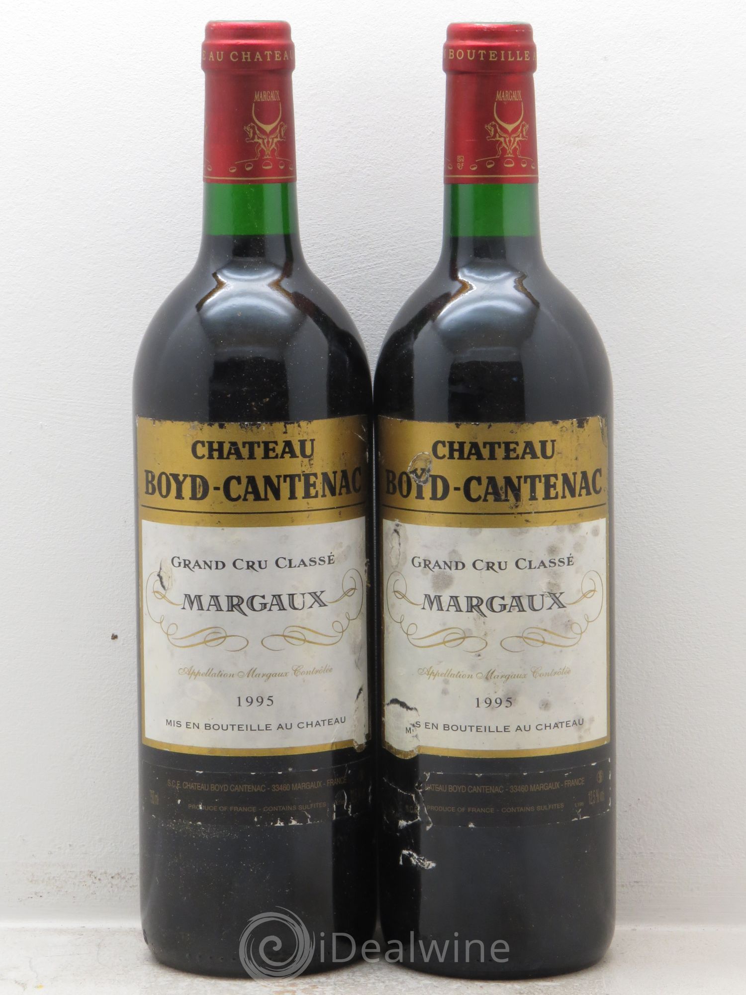 Château Boyd Cantenac 3ème Grand Cru Classé 1995 - Lot de 2 bouteilles - 0