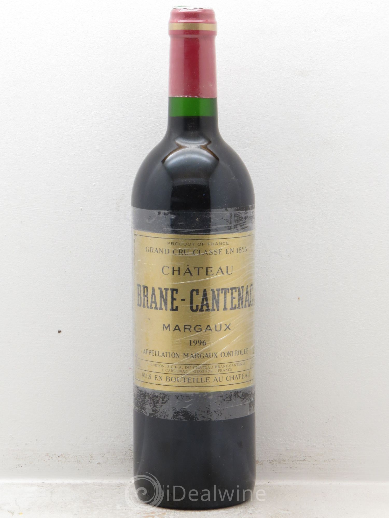 Château Brane Cantenac 2ème Grand Cru Classé 1996 - Lot de 1 bouteille - 0