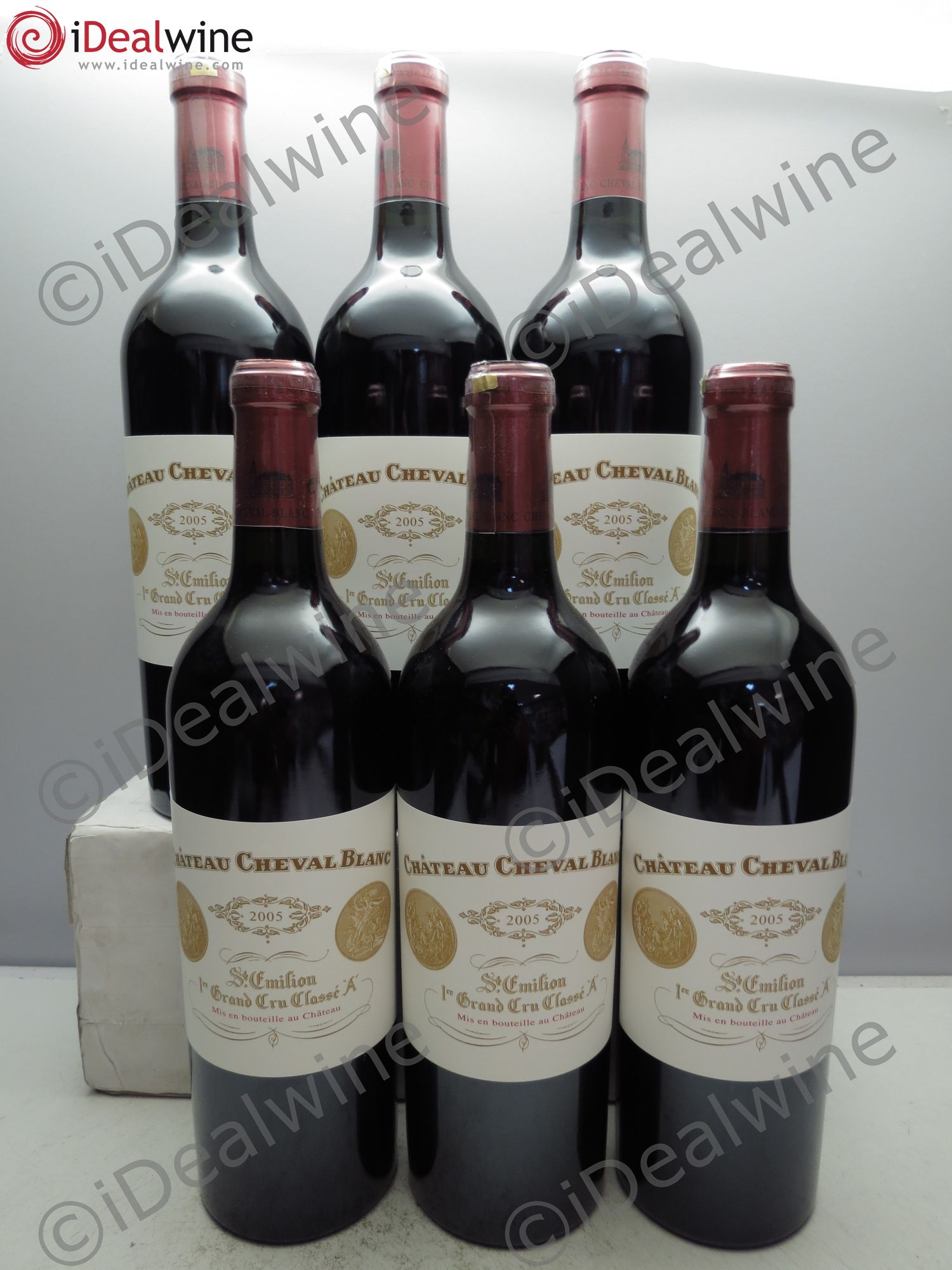 Château Cheval Blanc 1er Grand Cru Classé A 2005 - Lot de 6 bouteilles - 0