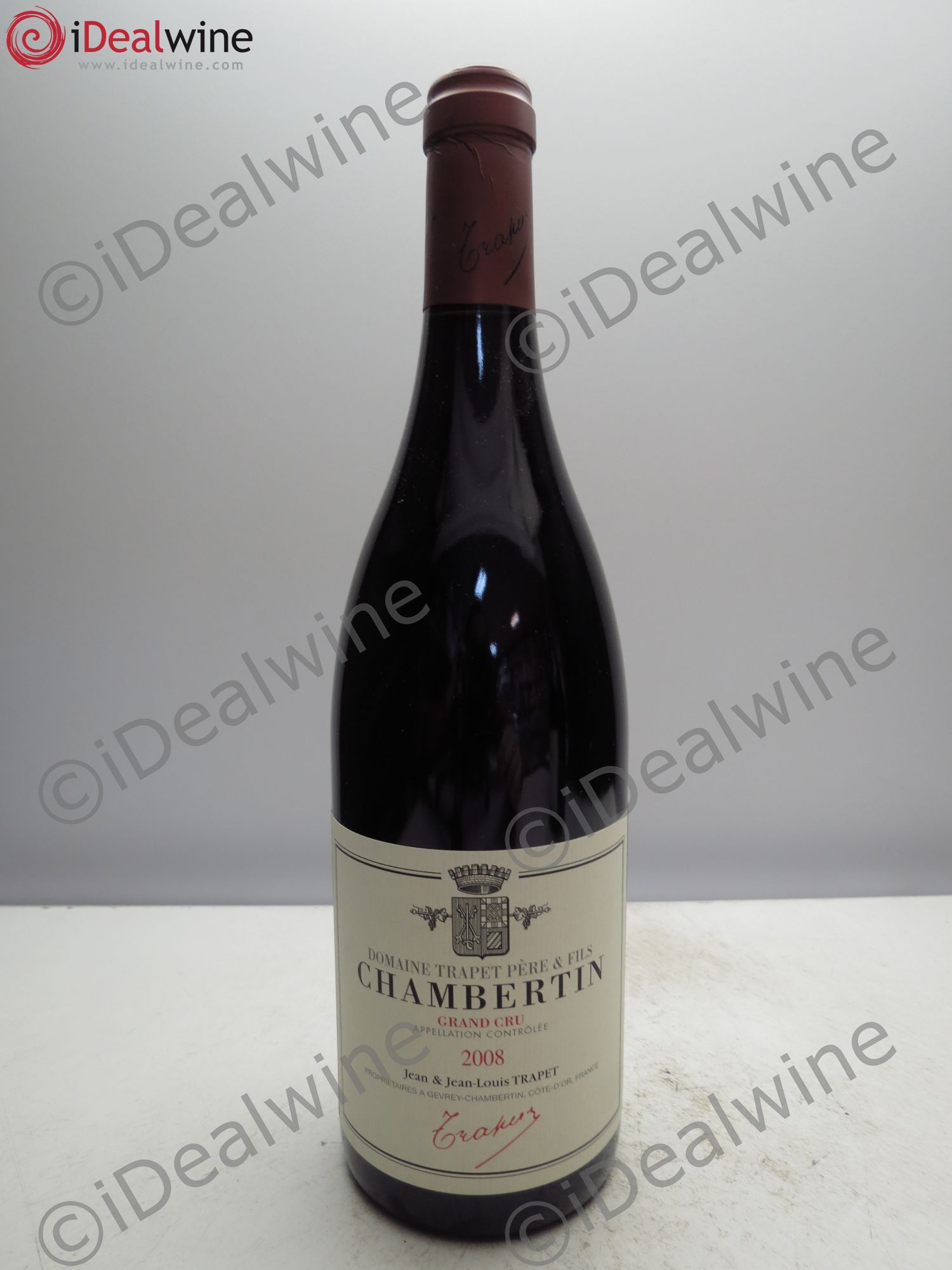 Chambertin Grand Cru Domaine Trapet 2008 - Lot de 6 bouteilles - 0