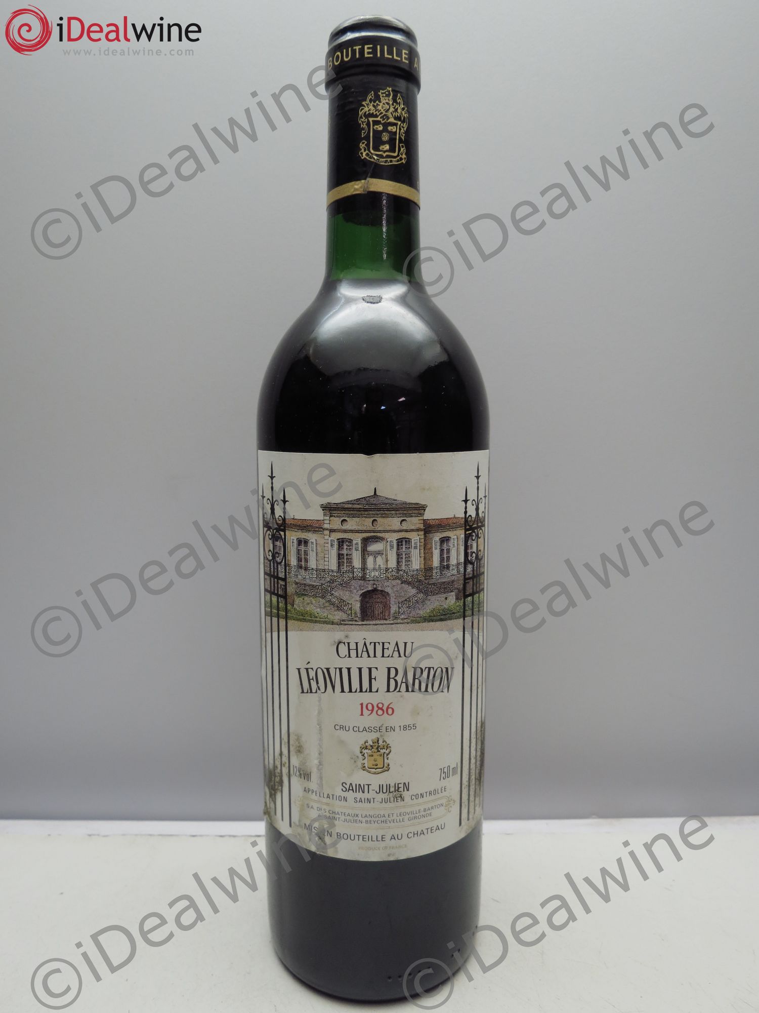 Château Léoville Barton 2ème Grand Cru Classé 1986 - Lot de 1 bouteille - 0