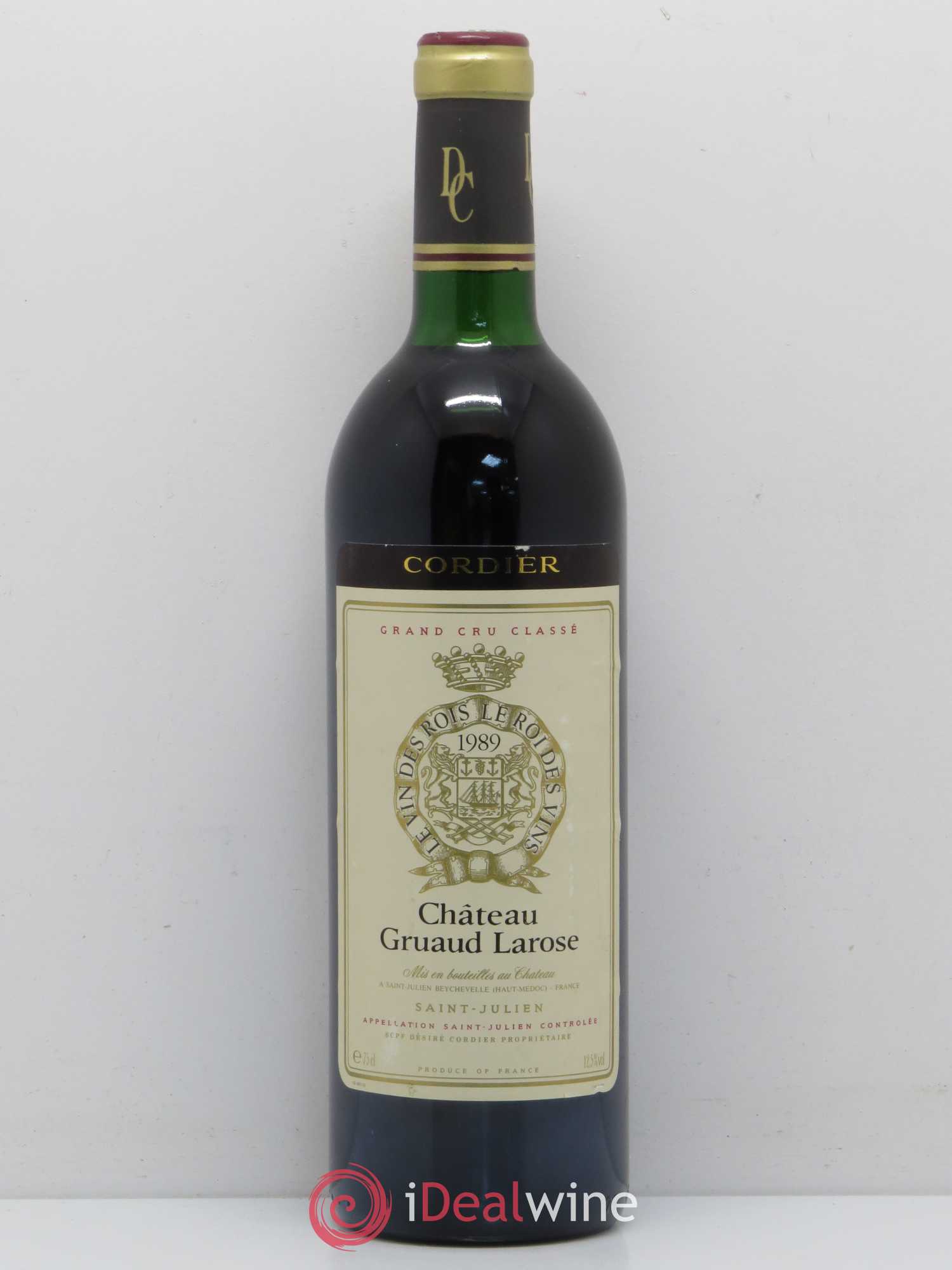 Château Gruaud Larose 2ème Grand Cru Classé 1989 - Lot de 1 bouteille - 0