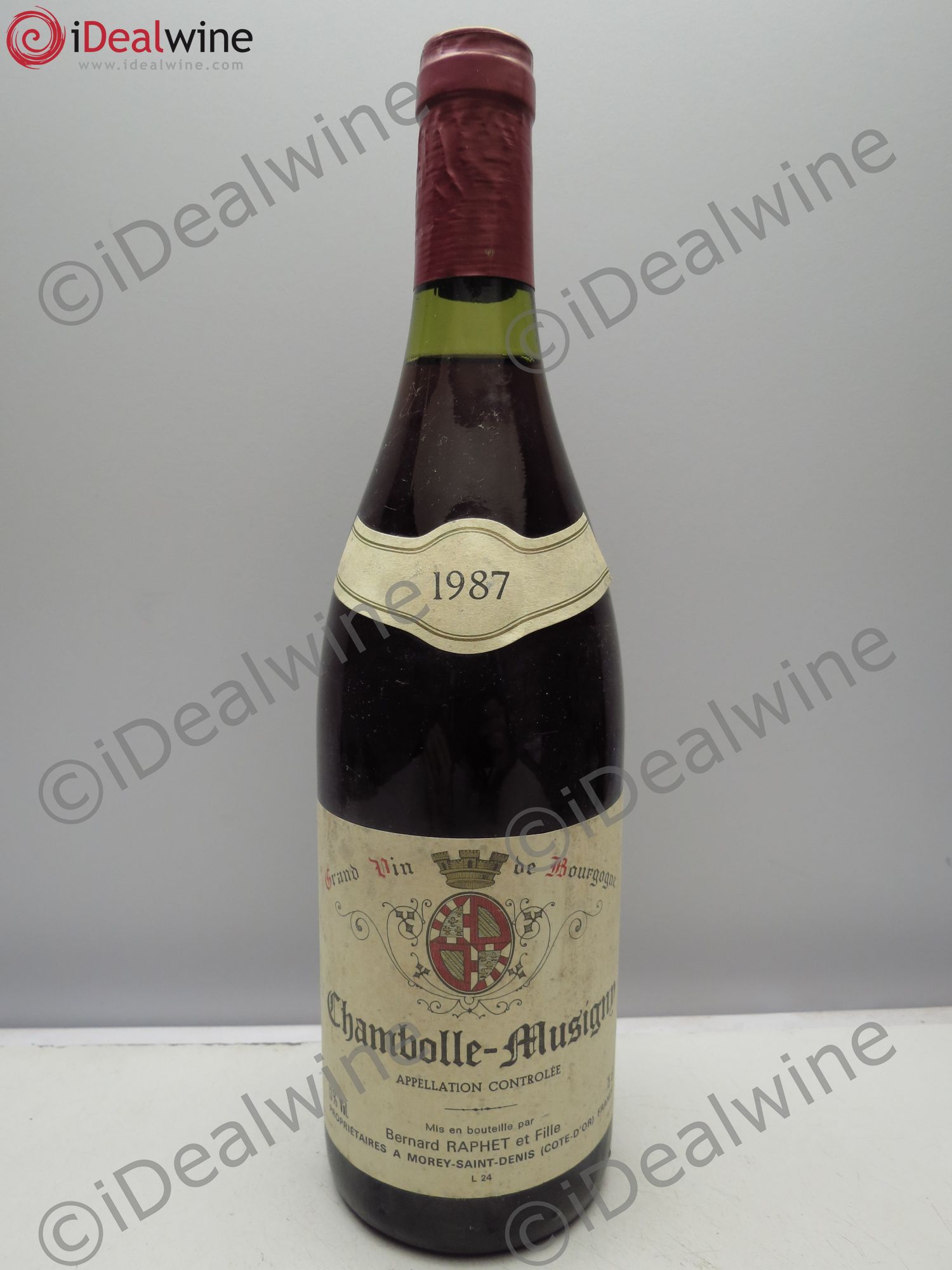 Chambolle-Musigny Bernard Raphet 1987 - Lot de 1 bouteille - 0