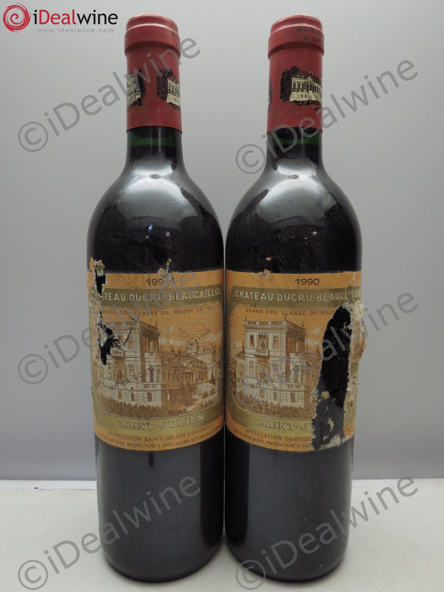 Château Ducru Beaucaillou 2ème Grand Cru Classé 1990 - Lot de 2 bouteilles - 0