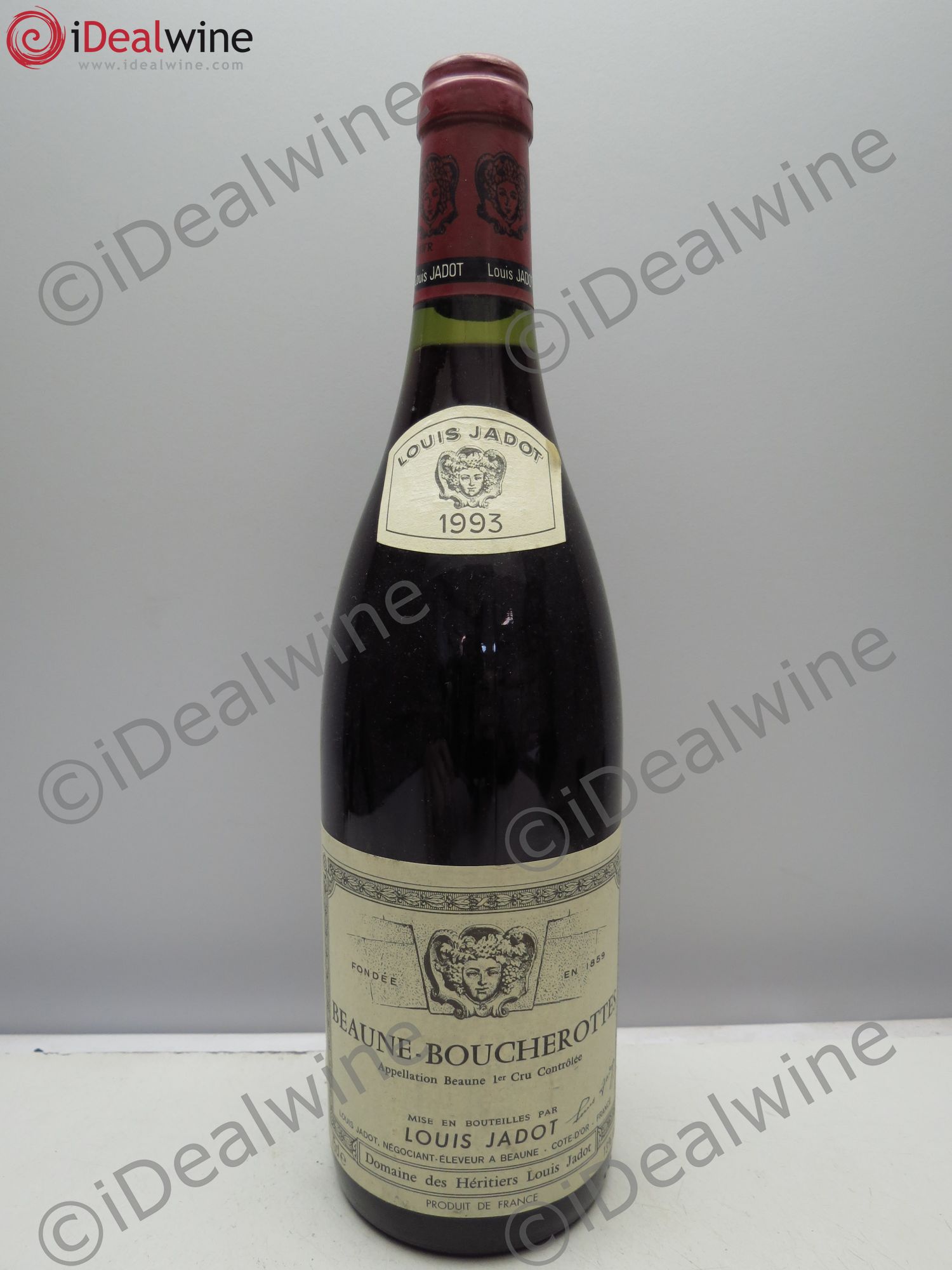Beaune 1er Cru Boucherottes Maison Louis Jadot 1993 - Lot de 1 bouteille - 0