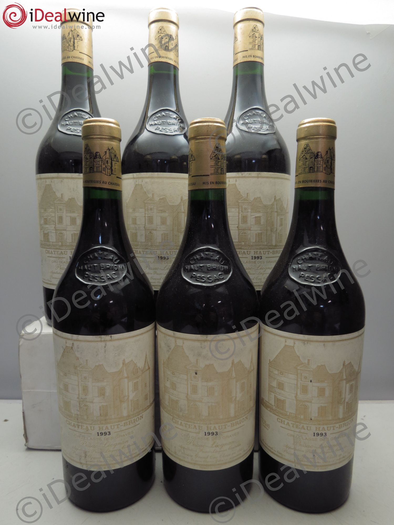 Château Haut Brion 1er Grand Cru Classé 1993 - Lot de 6 bouteilles - 0