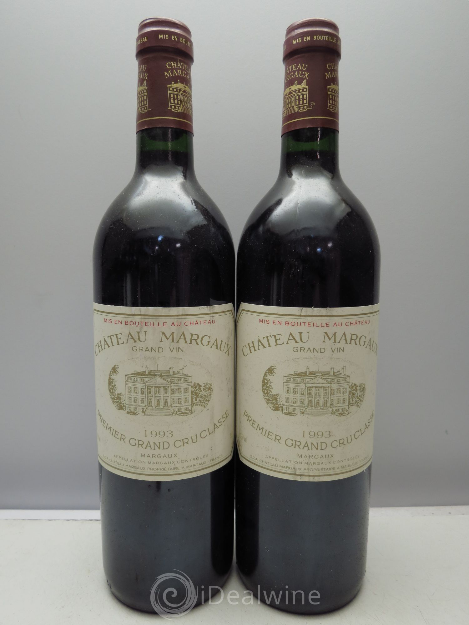 Château Margaux 1er Grand Cru Classé 1993 - Lot de 6 bouteilles - 1