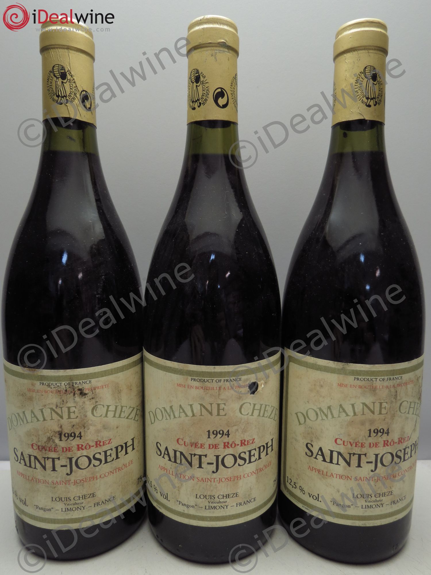 Saint-Joseph Cuvée de Rô-Rez 1994 - Posten von 3 Flaschen - 0