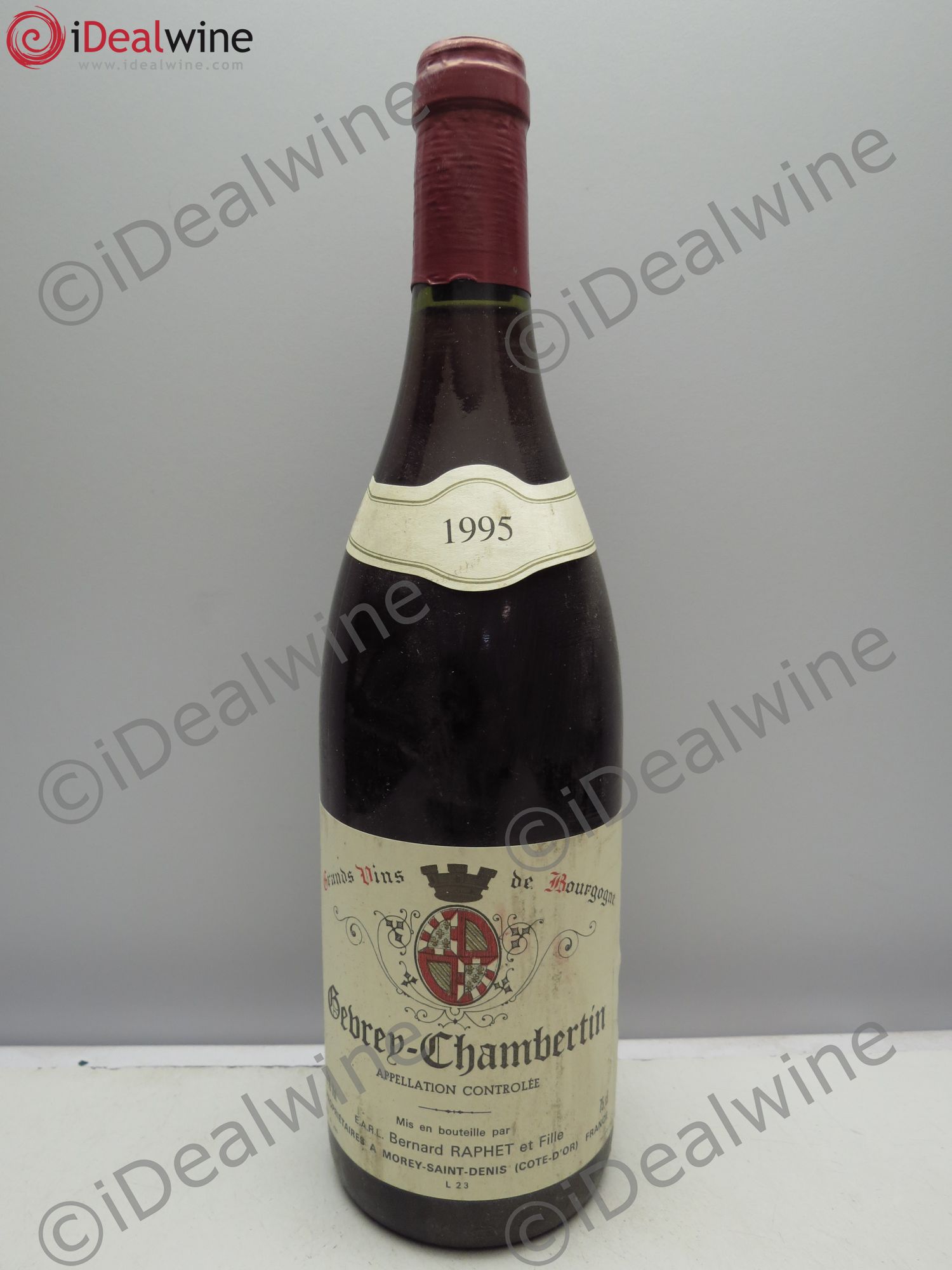 Gevrey-Chambertin Bernard Raphet 1995 - Posten von 6 Flaschen - 0
