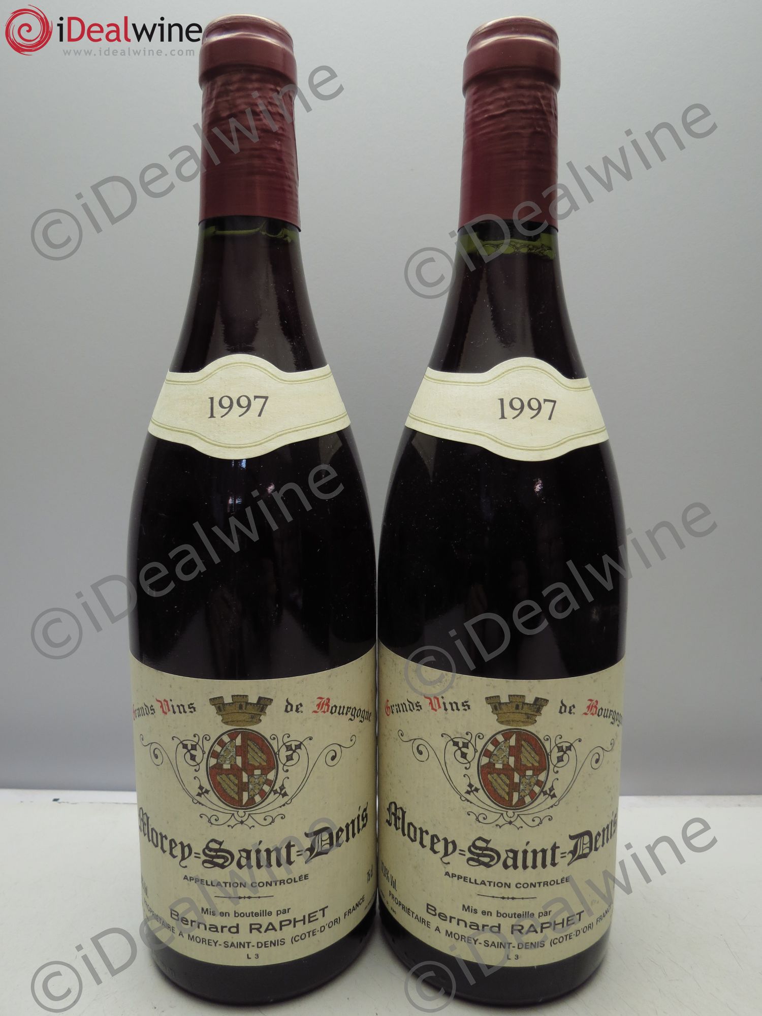 Morey-Saint-Denis Bernard Raphet 1997 - Lot de 2 bouteilles - 0
