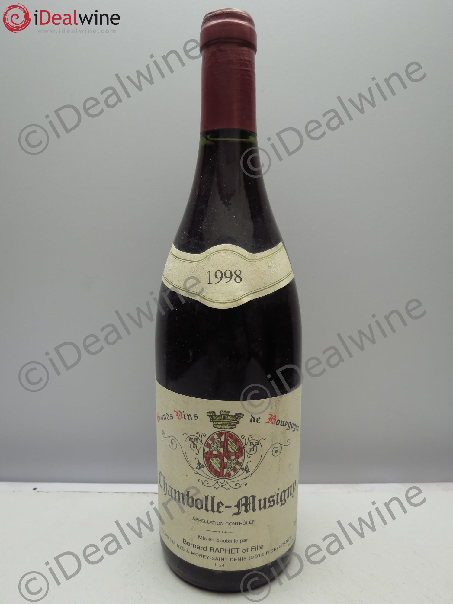 Chambolle-Musigny Bernard Raphet 1998 - Posten von 1 Flasche - 0