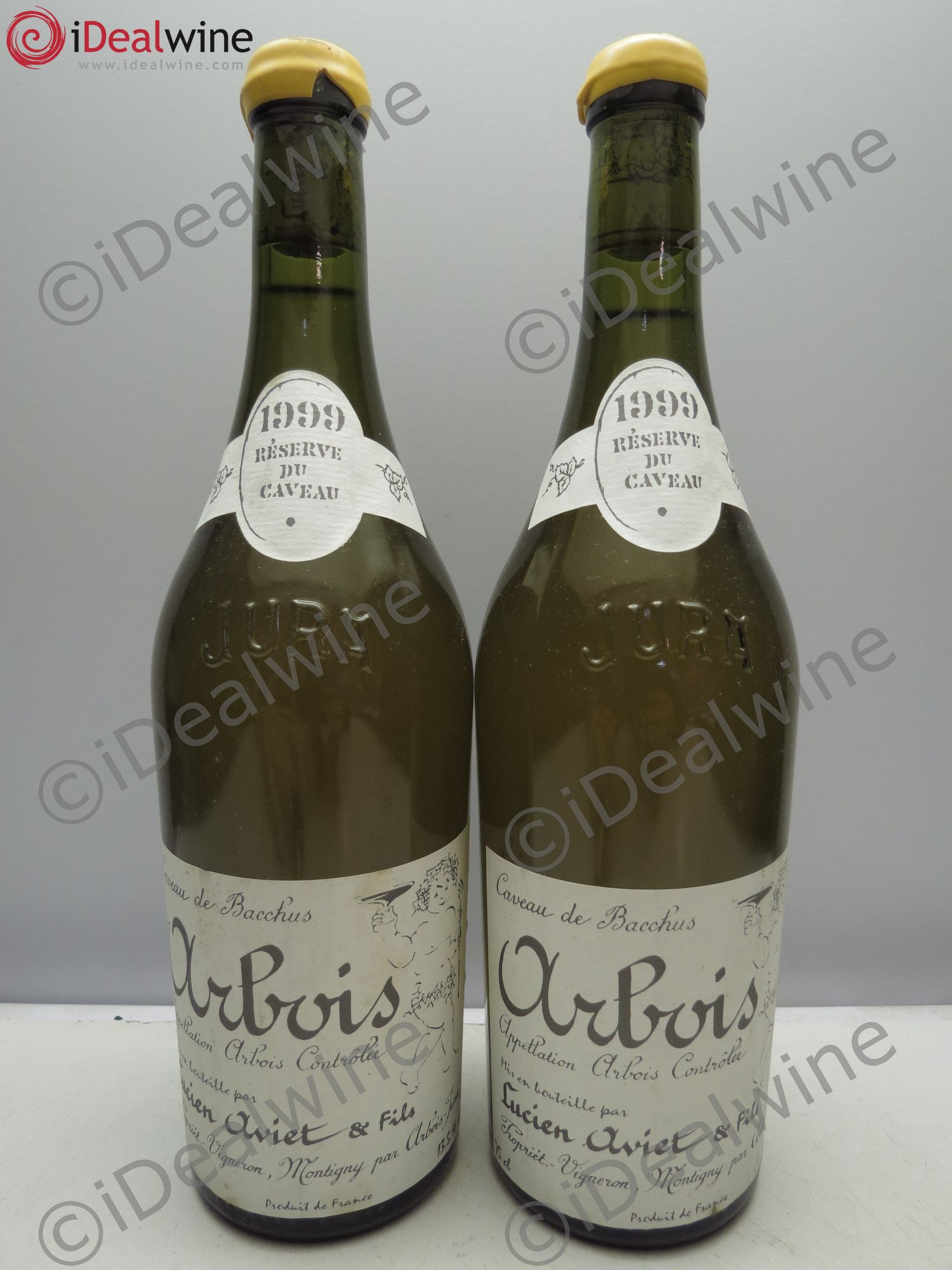 Arbois Réserve du Caveau. Lucien Aviet 1999 - Posten von 2 Flaschen - 0