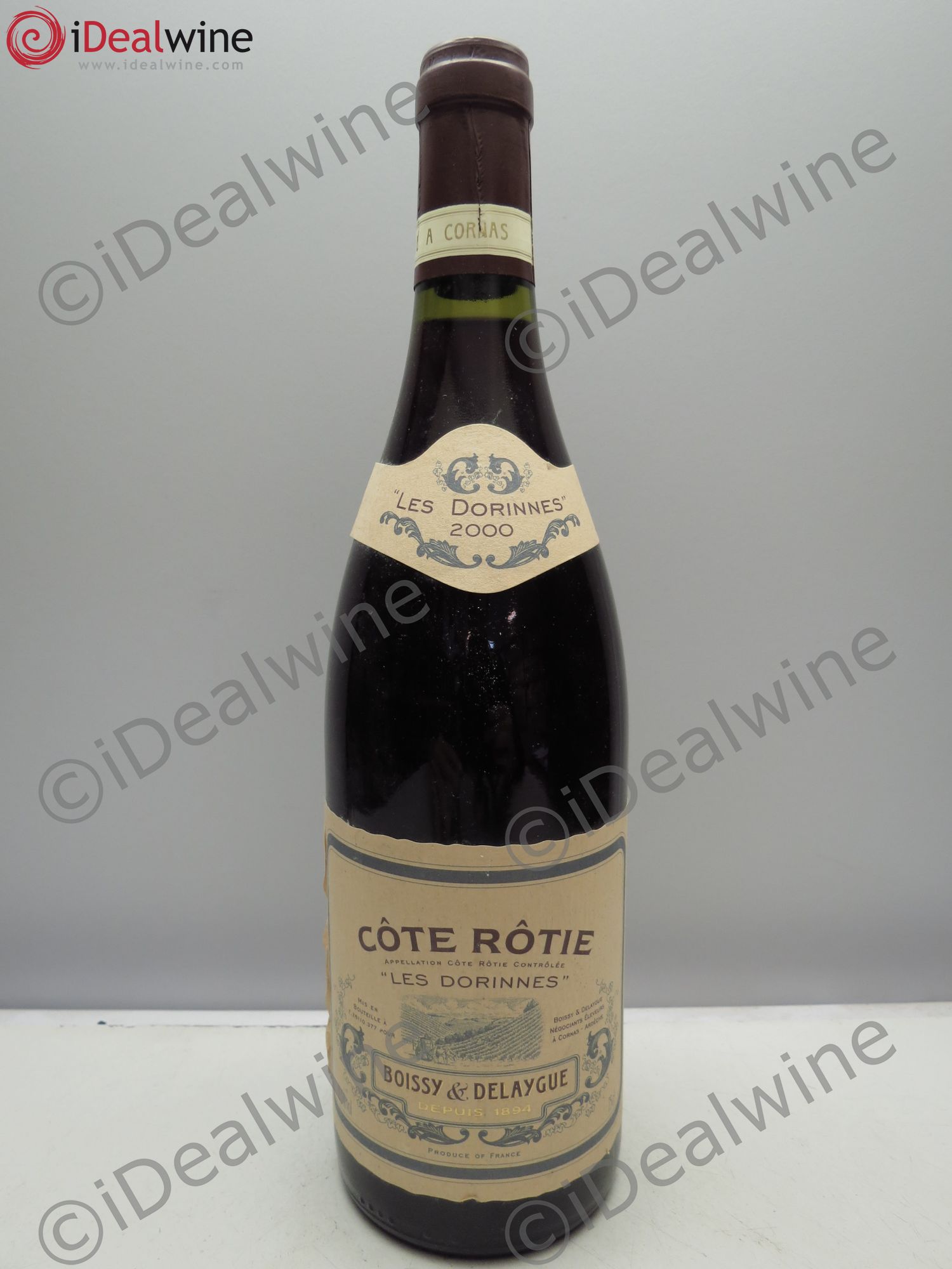 Côte-Rôtie Les Dorinnes. Boissy & Delaygue 2000 - Posten von 6 Flaschen - 0