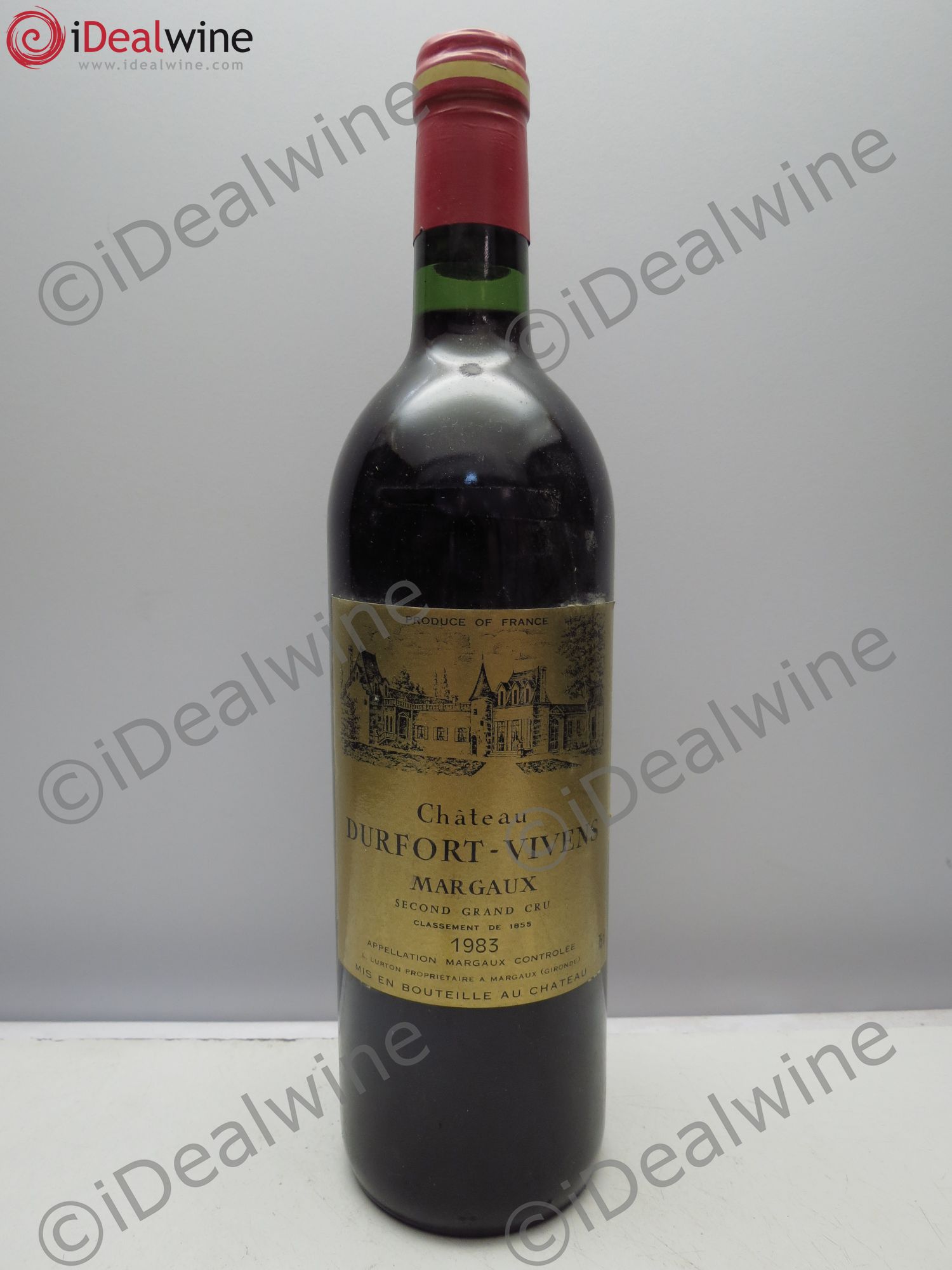 Château Durfort Vivens 2ème Grand Cru Classé 1983 - Lot de 1 bouteille - 0