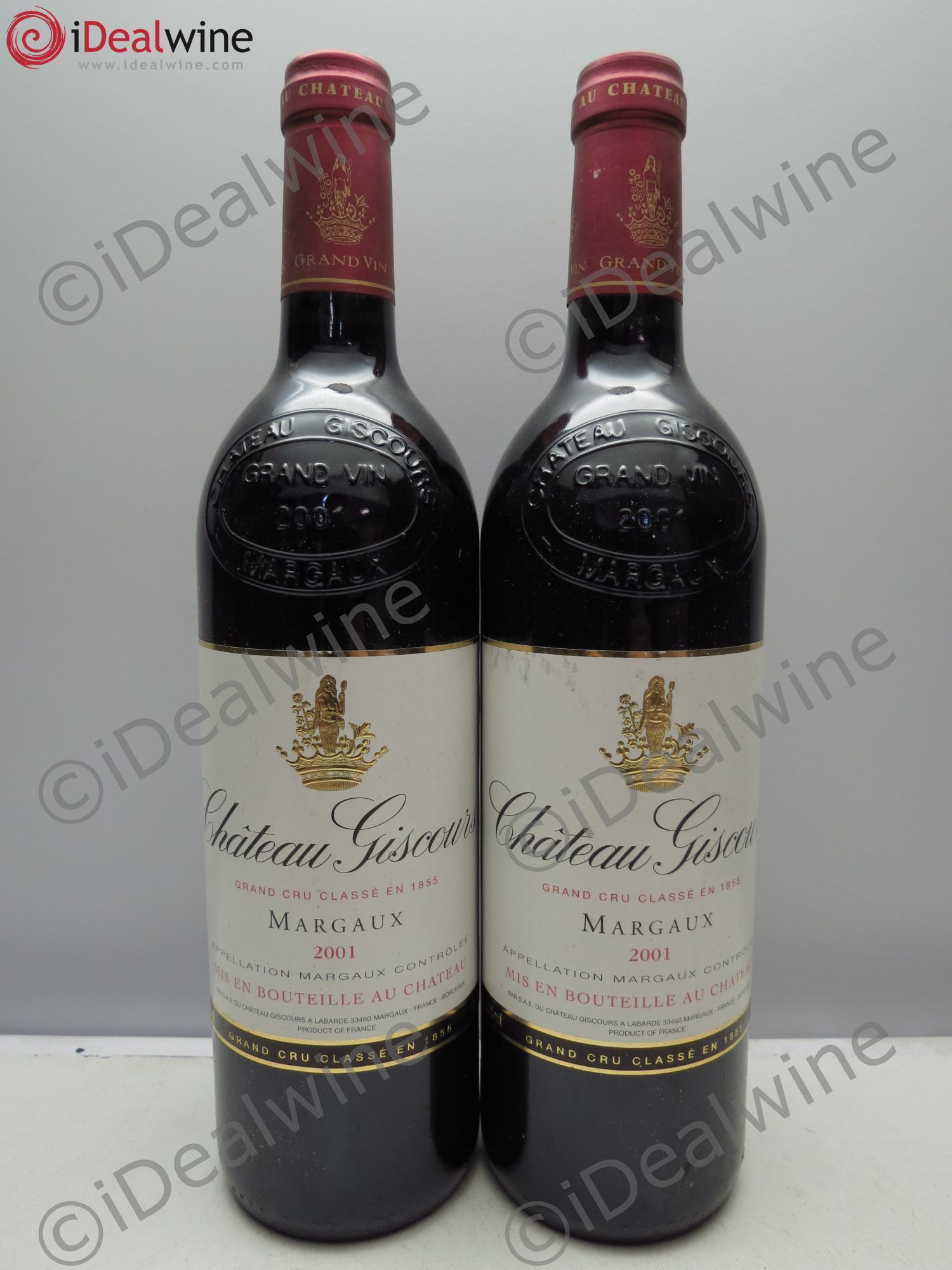 Château Giscours 3ème Grand Cru Classé 2001 - Lot de 2 bouteilles - 0