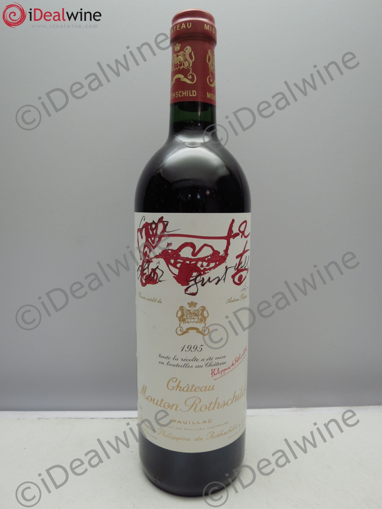 Château Mouton Rothschild 1er Grand Cru Classé 1995 - Lot de 1 bouteille - 0