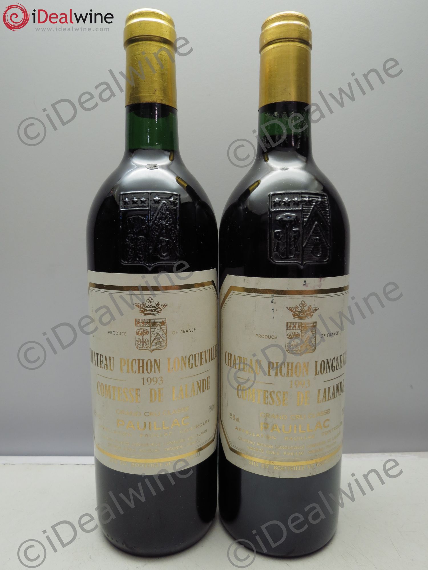 Château Pichon Longueville Comtesse de Lalande 2ème Grand Cru Classé 1993 - Lot de 2 bouteilles - 0