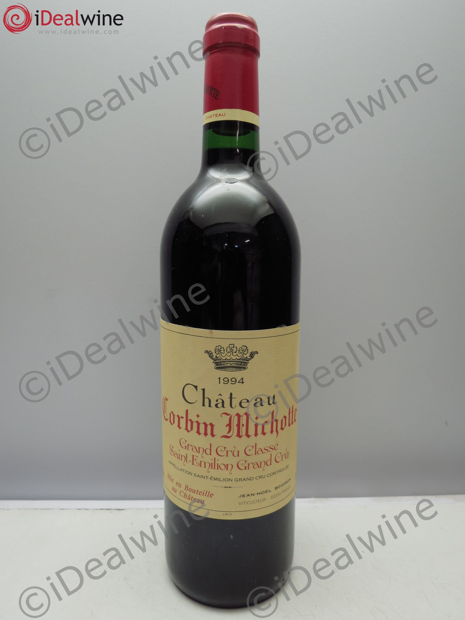 Château Corbin Michotte Grand Cru Classé 1994 - Lot de 1 bouteille - 0