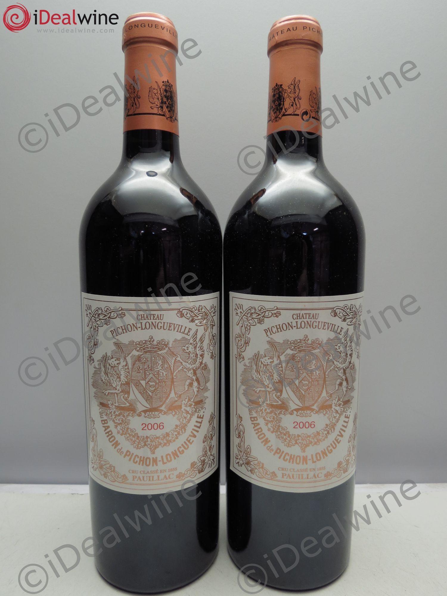 Pichon Longueville Baron 2ème Grand Cru Classé 2006 - Lot de 2 bouteilles - 0