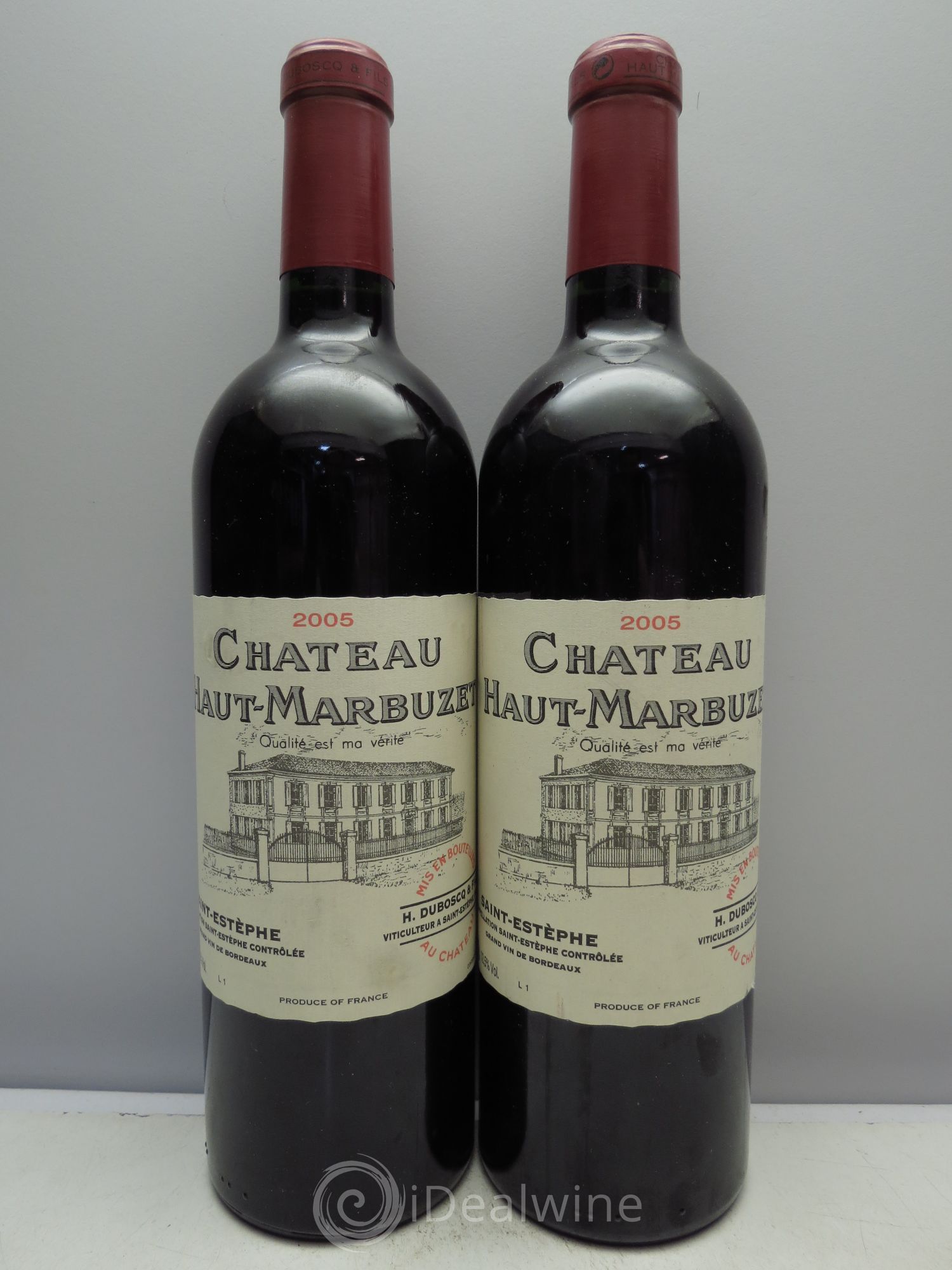 Château Haut Marbuzet 2005 - Lot de 2 bouteilles - 0