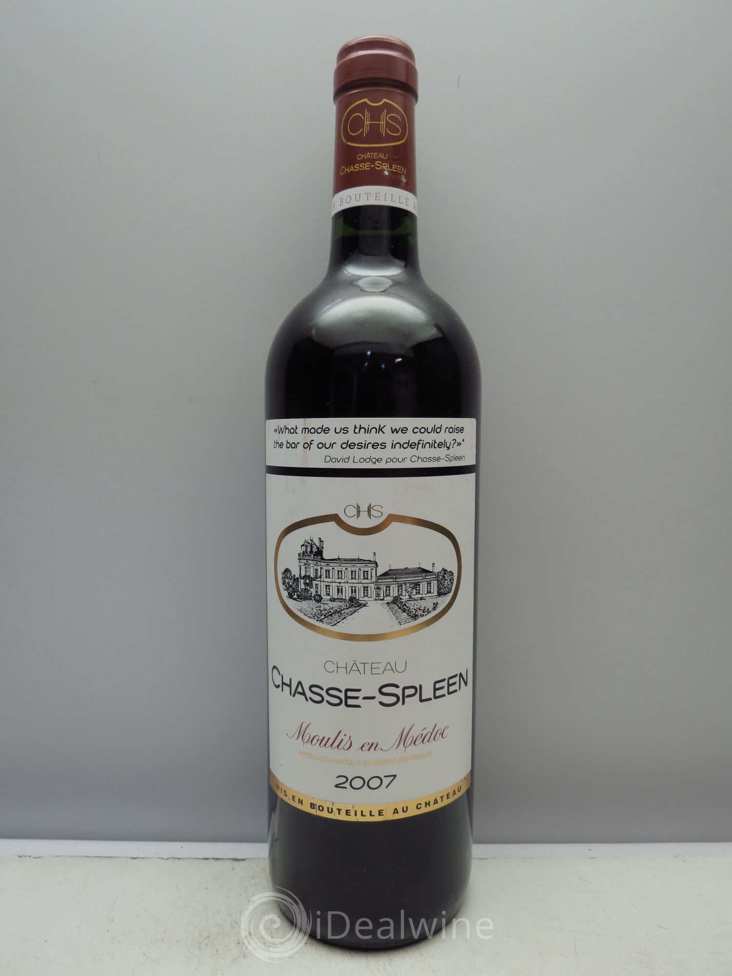 Château Chasse Spleen 2007 - Lot de 1 bouteille - 0