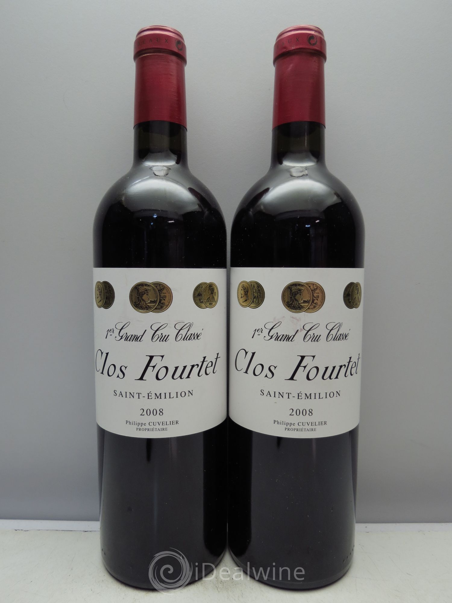 Clos Fourtet 1er Grand Cru Classé B 2008 - Lot de 2 bouteilles - 0