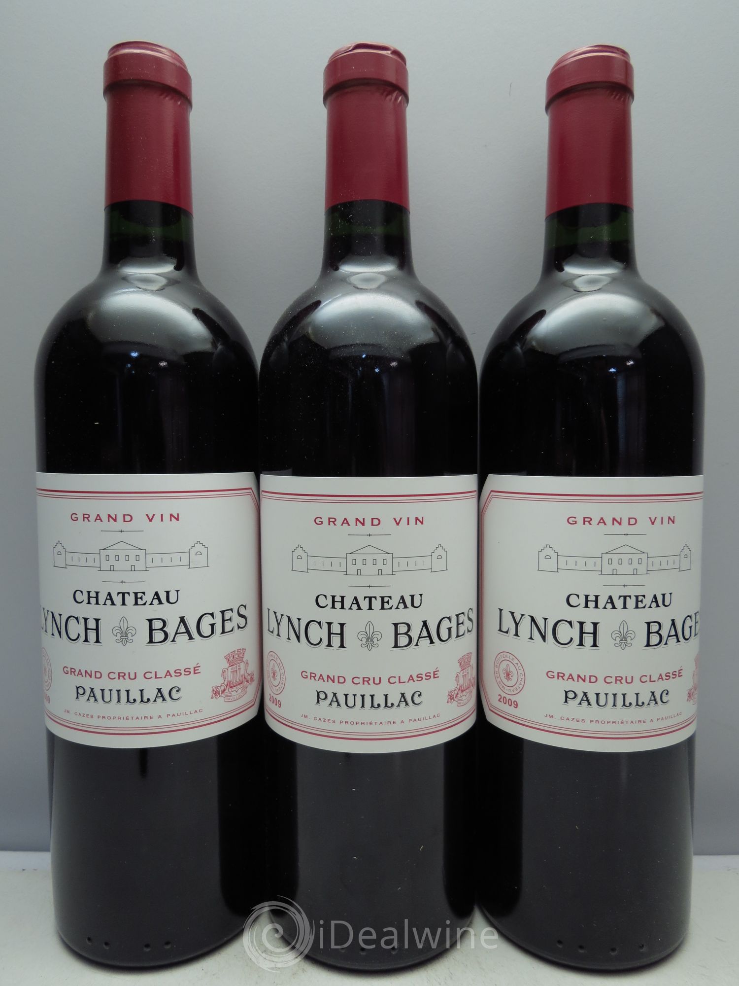Château Lynch Bages 5ème Grand Cru Classé 2009 - Lot de 3 bouteilles - 0
