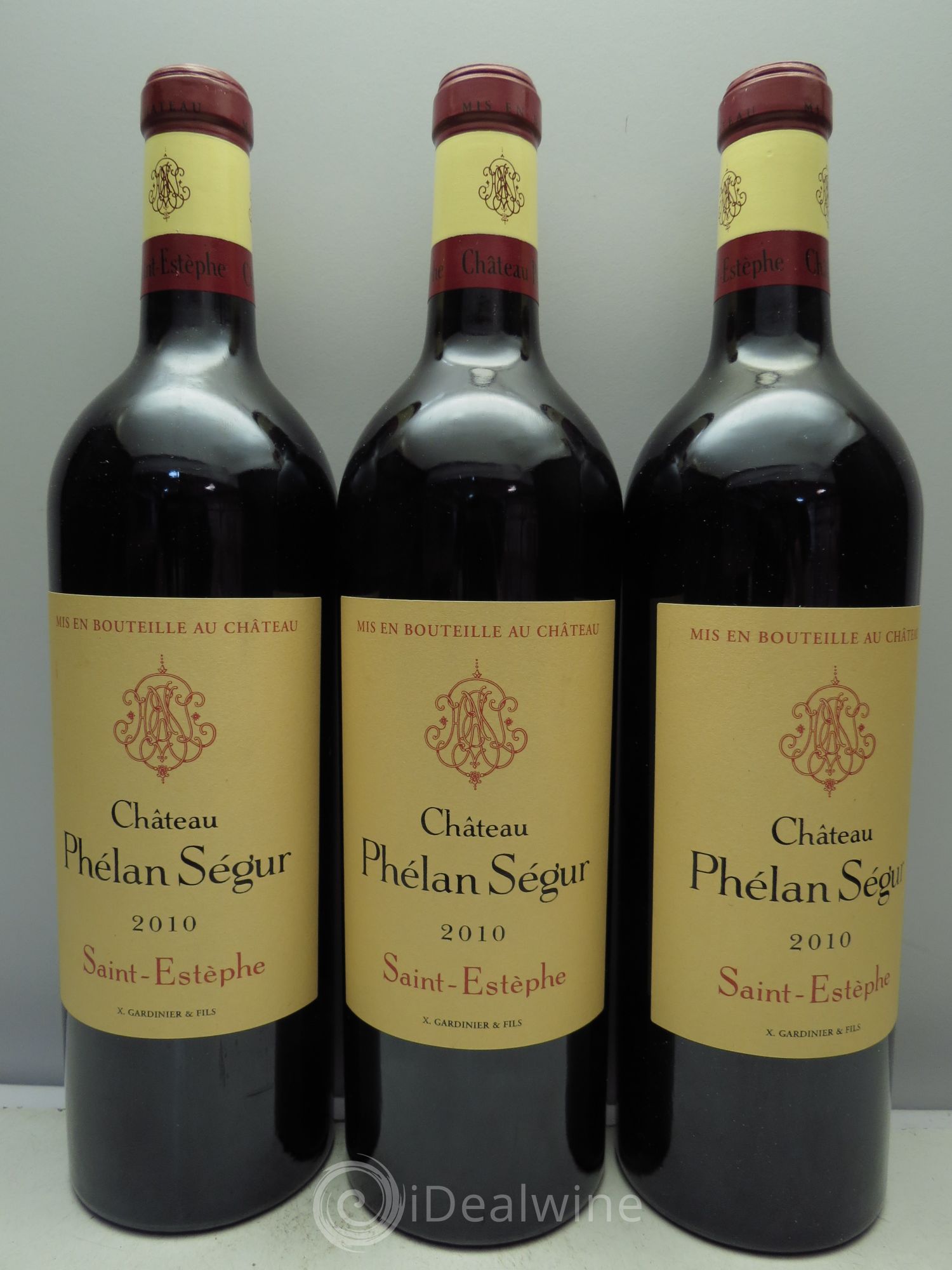 Château Phélan Ségur 2010 - Lot de 3 bouteilles - 0