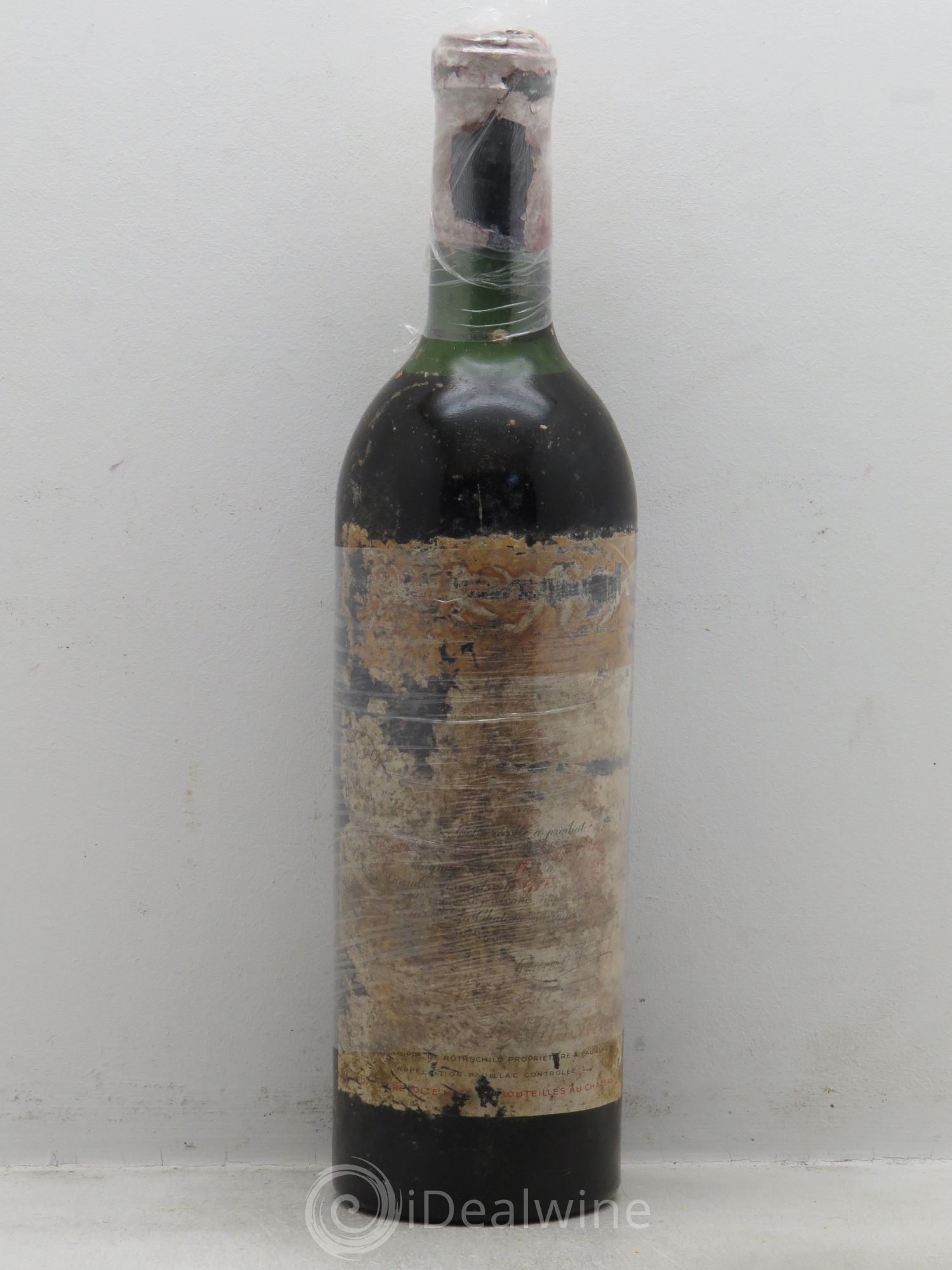 Château Mouton Rothschild 1er Grand Cru Classé 1965 - Lot de 1 bouteille - 0