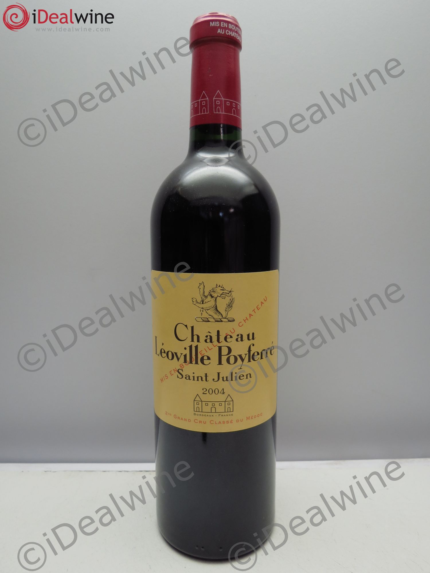 Château Léoville Poyferré 2ème Grand Cru Classé 2004 - Lot de 1 bouteille - 0