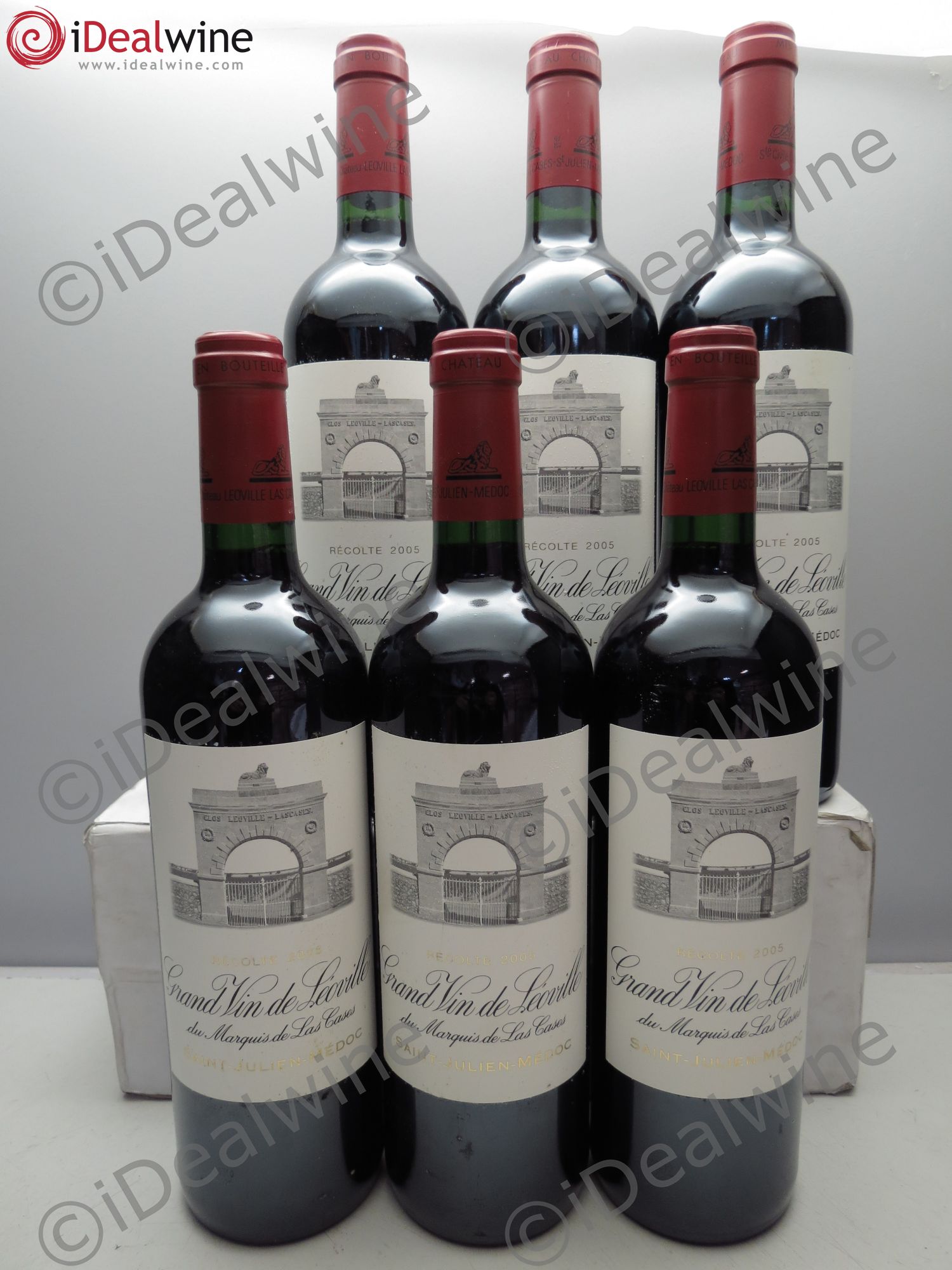 Château Léoville Las Cases 2ème Grand Cru Classé 2005 - Lot de 6 bouteilles - 0
