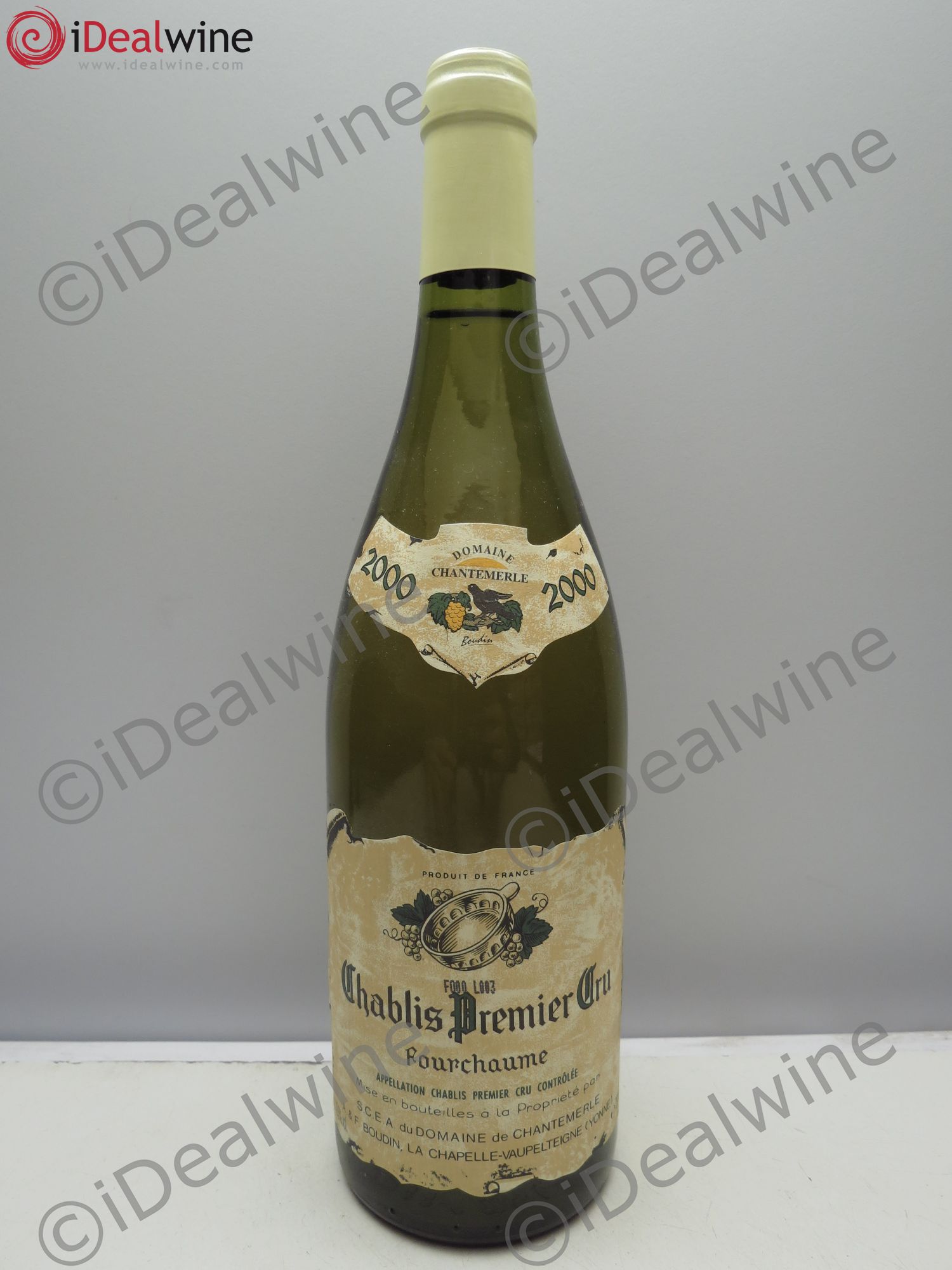 Chablis 1er Cru Domaine de Chantemerle 2000 - Posten von 6 Flaschen - 0