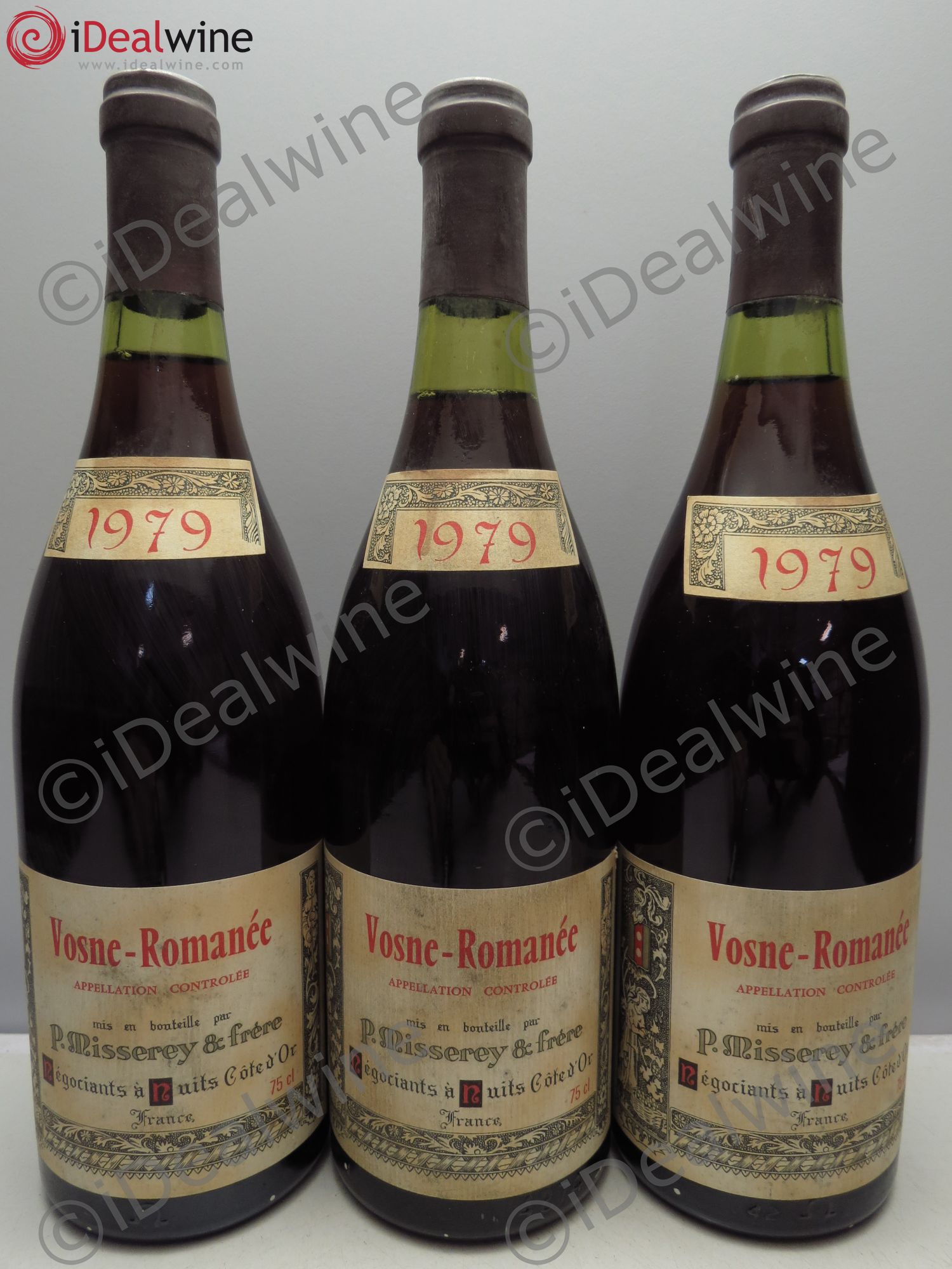 Vosne-Romanée P&F 1979 - Lot de 3 bouteilles - 0