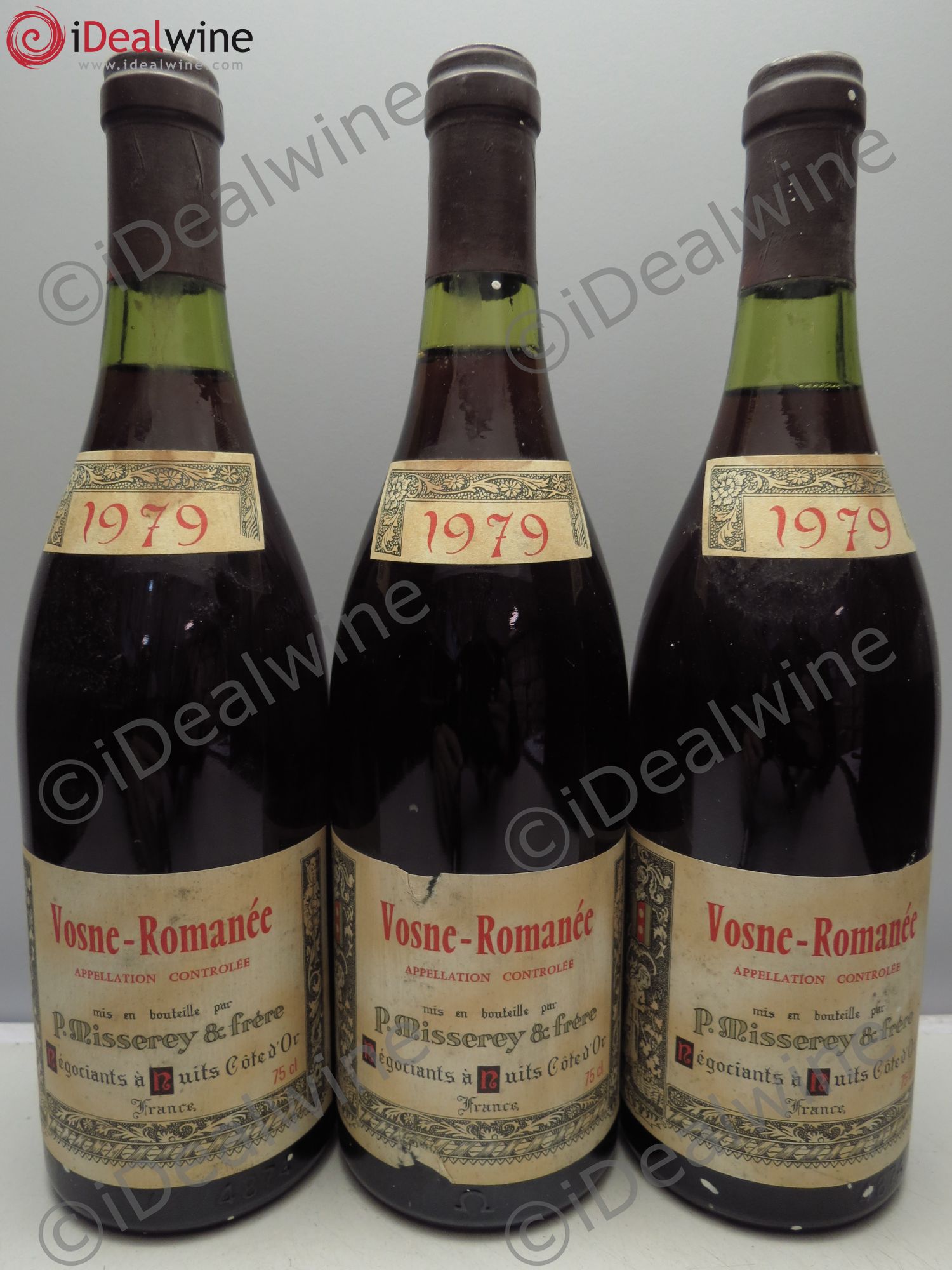 Vosne-Romanée P&F 1979 - Lot de 3 bouteilles - 0