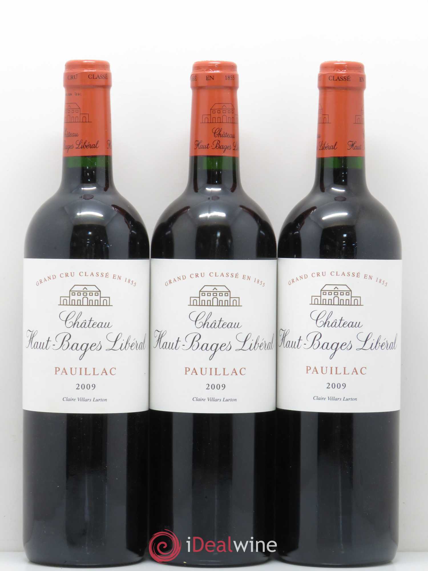Château Haut Bages Libéral 5ème Grand Cru Classé 2009 - Lot de 12 bouteilles - 1