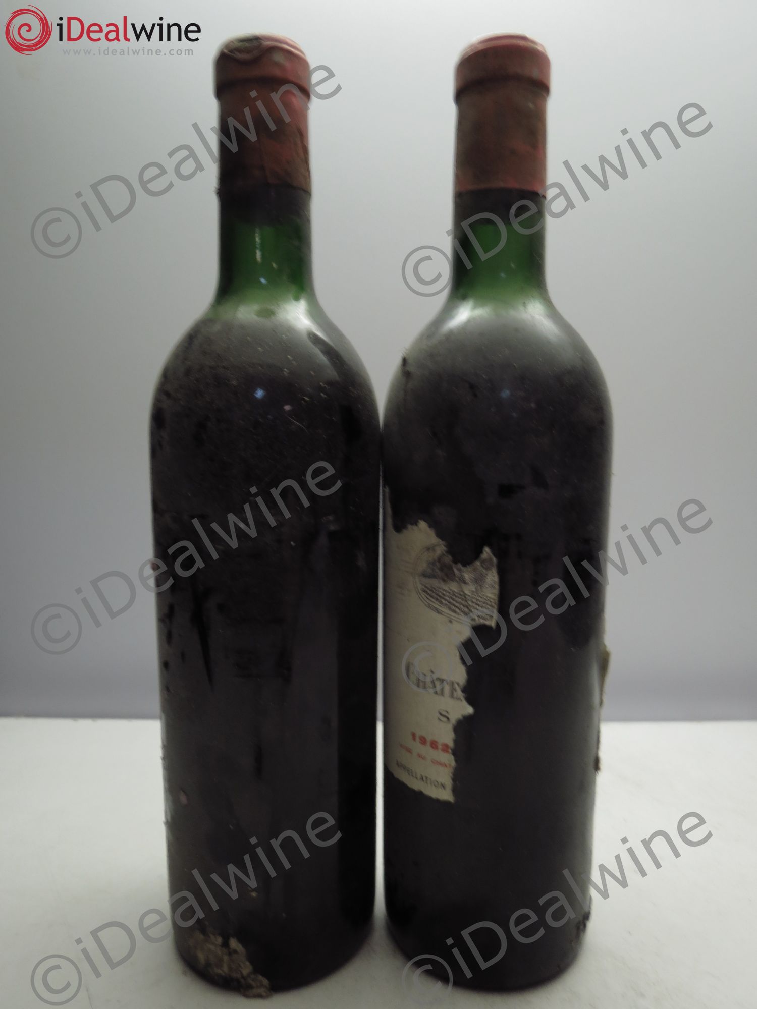 Château Troplong Mondot 1er Grand Cru Classé B 1962 - Lot de 2 bouteilles - 0