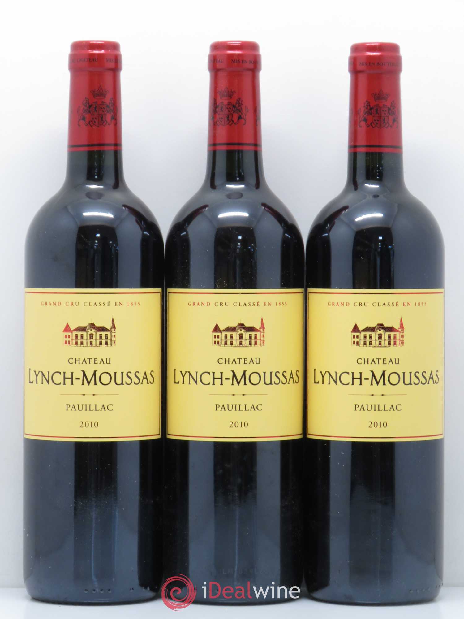 Château Lynch Moussas 5ème Grand Cru Classé 2010 - Lot de 12 bouteilles - 1