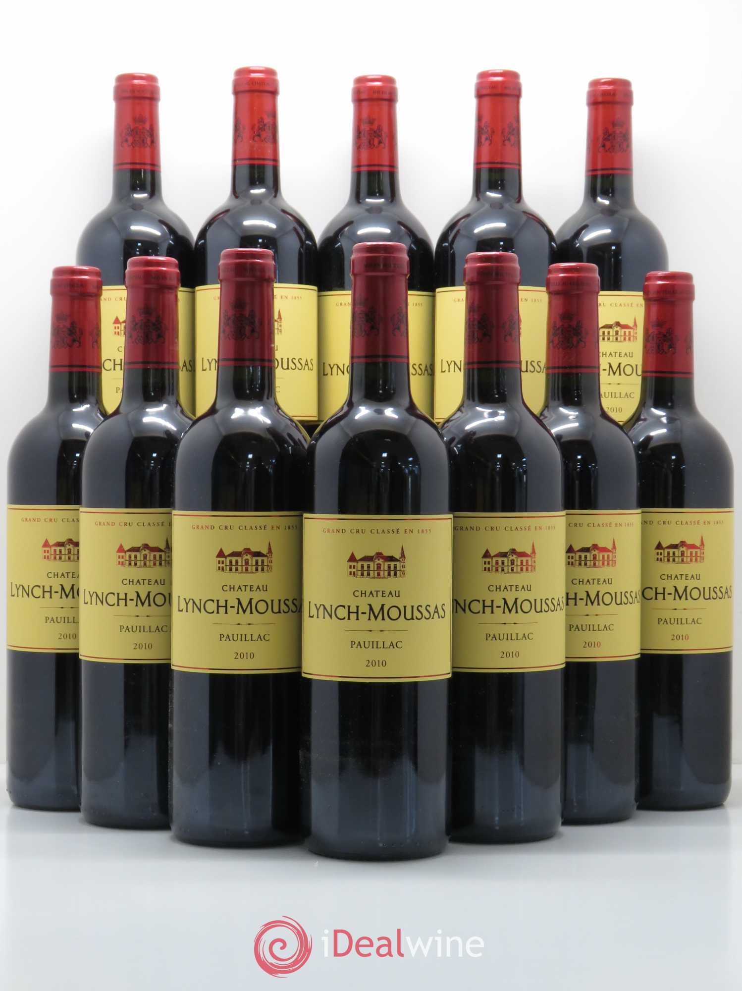 Château Lynch Moussas 5ème Grand Cru Classé 2010 - Lot de 12 bouteilles - 0