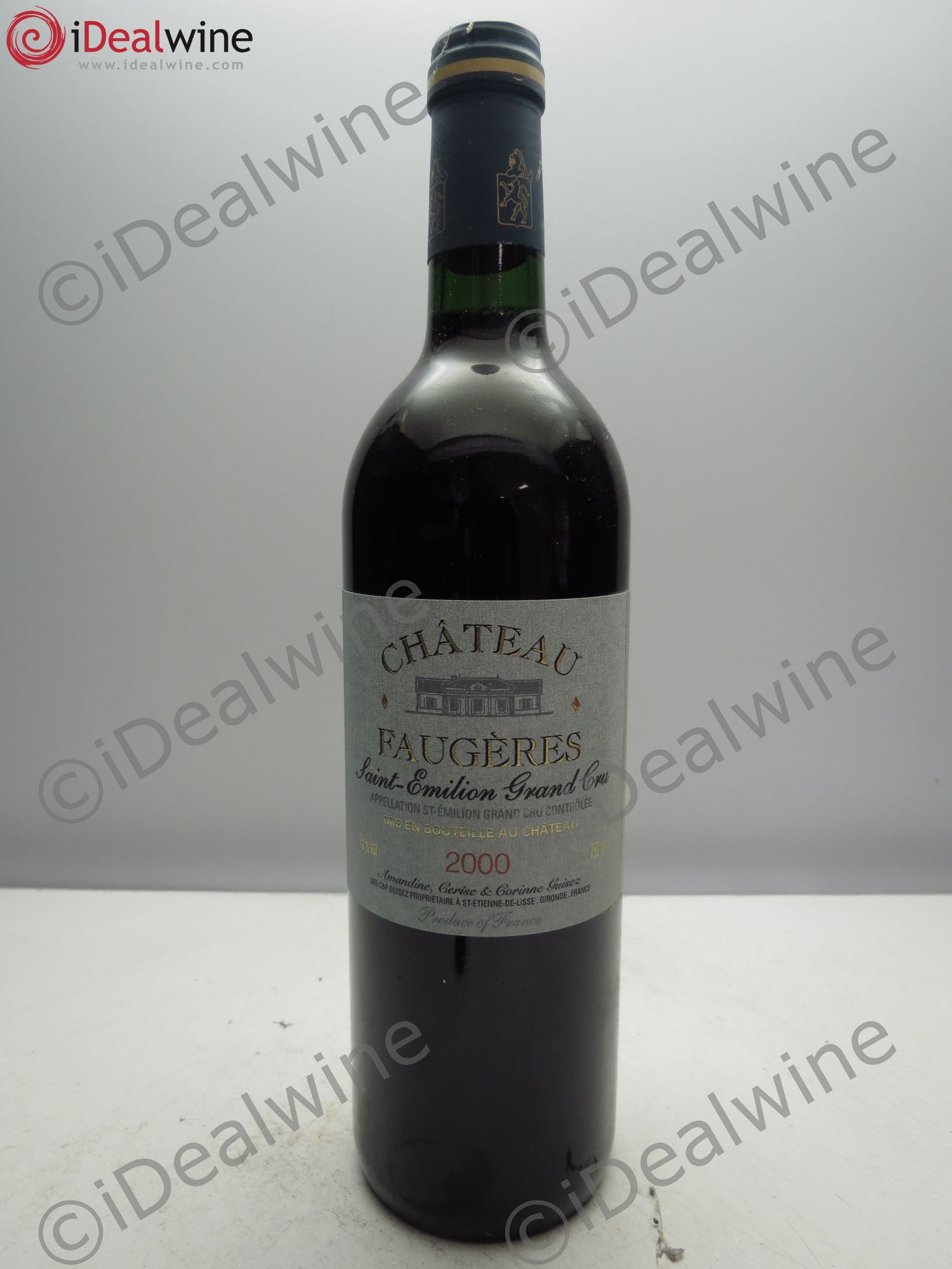 Château Faugères Grand Cru Classé 2000 - Lot de 6 bouteilles - 0