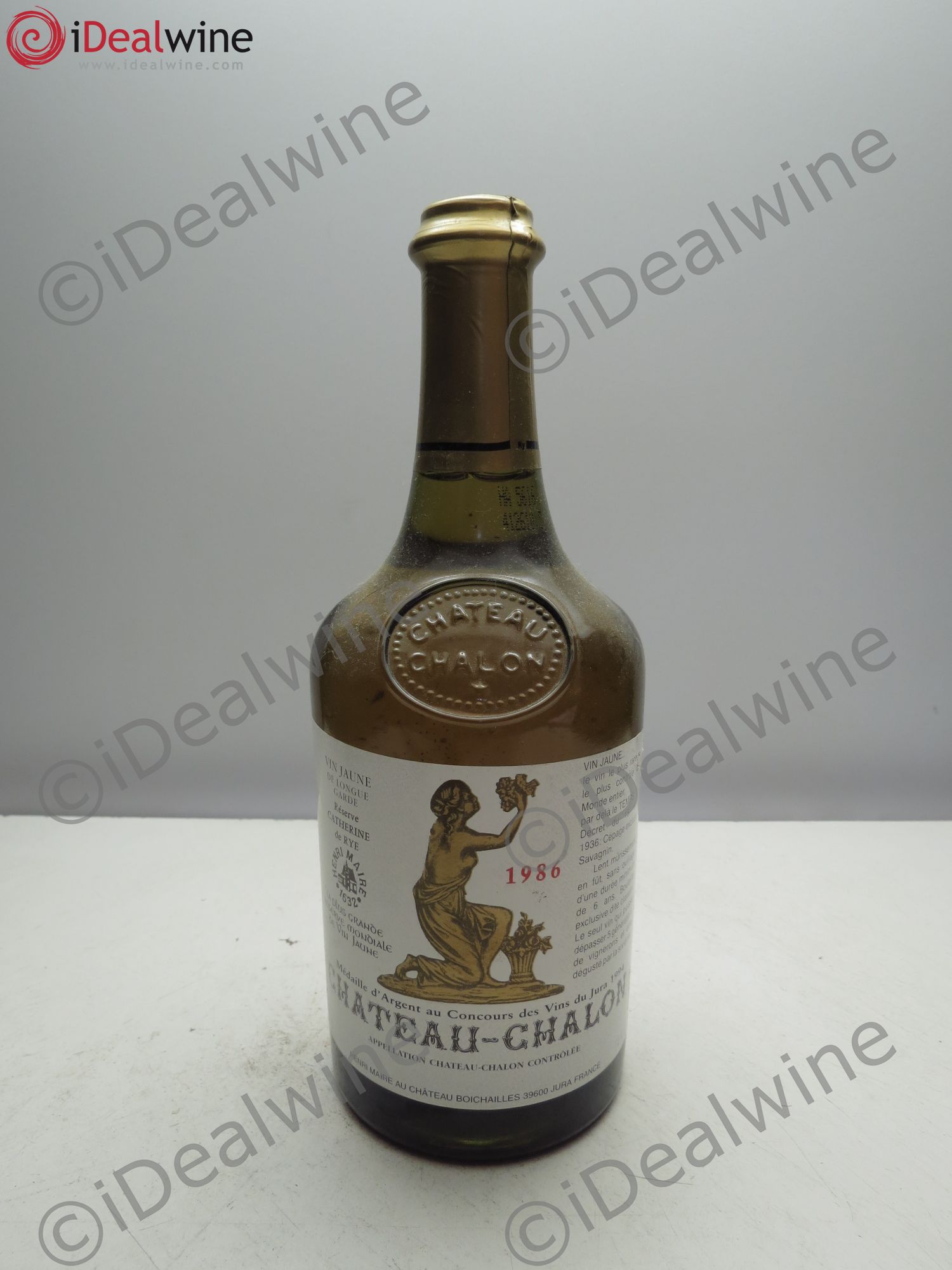 Château-Chalon Réserve Catherine de Rye (62cl) 1986 - Lot de 1 bouteille - 0